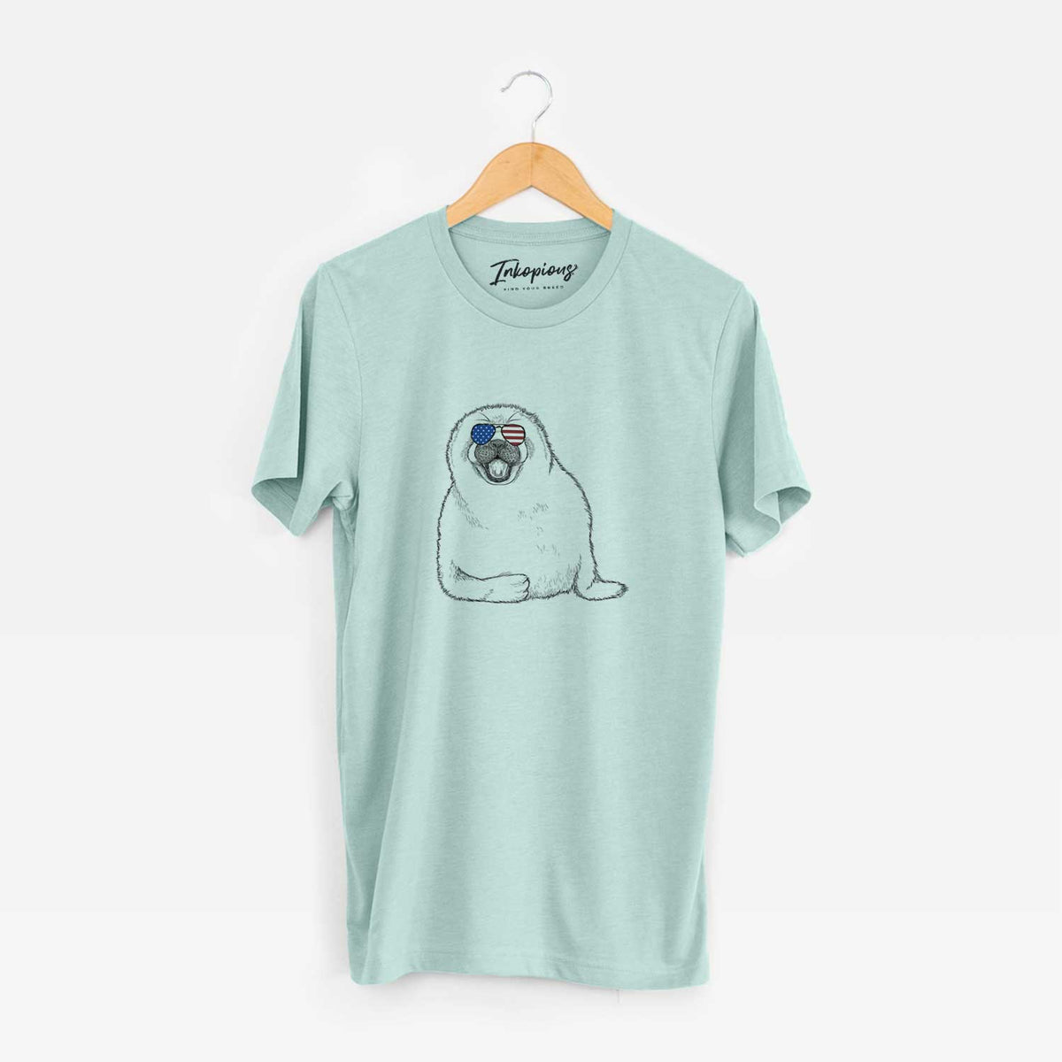 USA Bub the Harp Seal - Unisex Crewneck