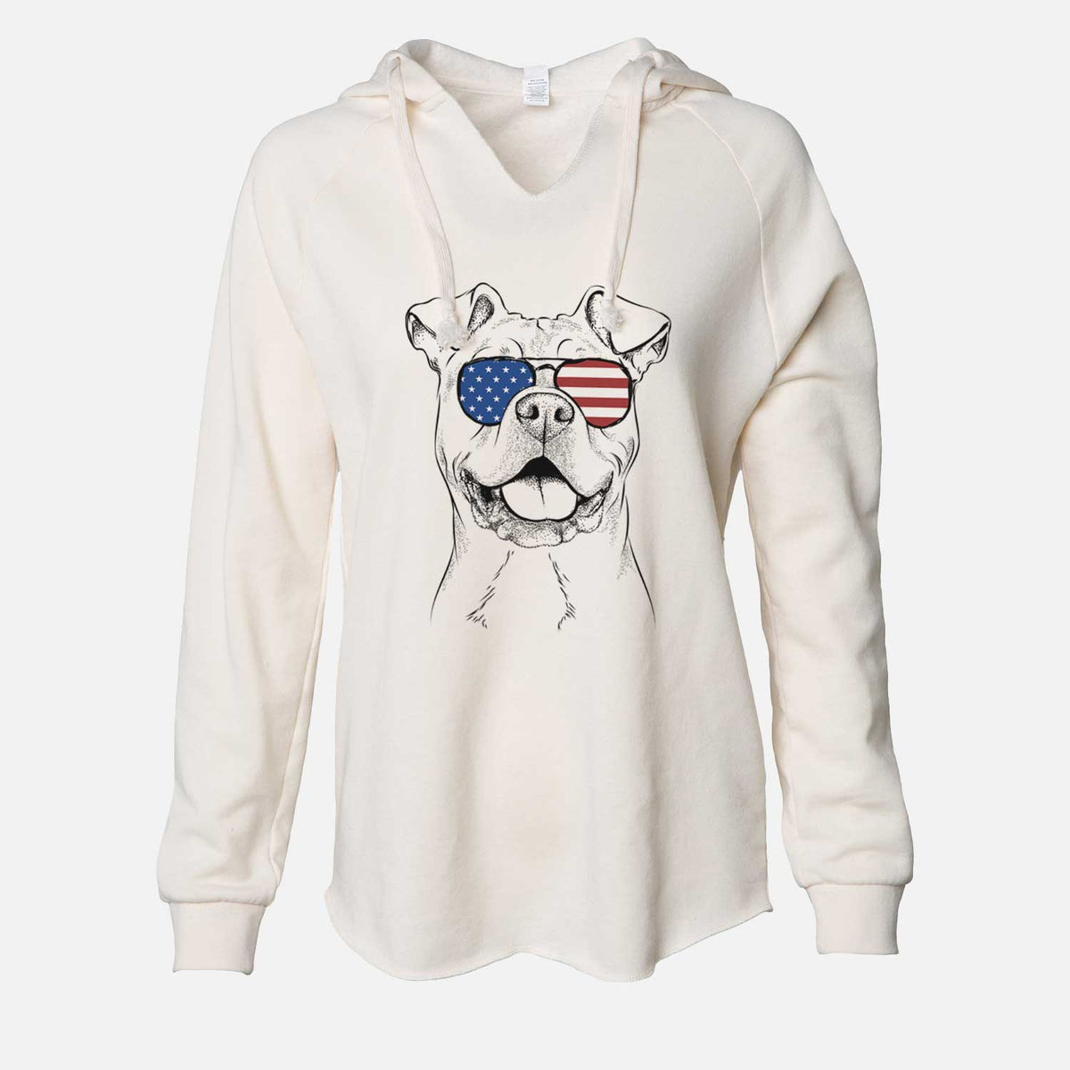 USA Bubba Scraps the American Staffordshire Mix - Cali Wave Hooded Sweatshirt