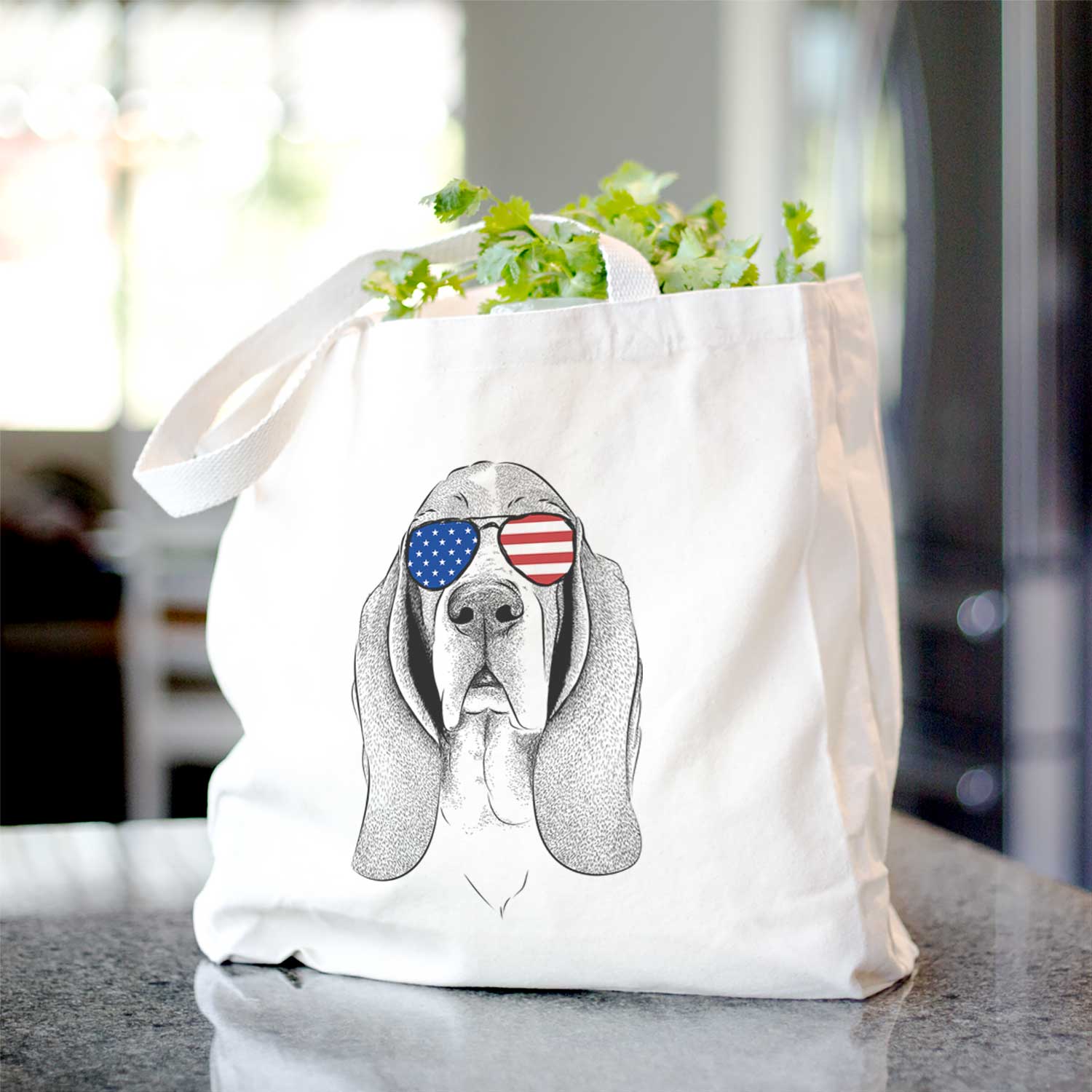 Buckley the Basset Hound - Tote Bag