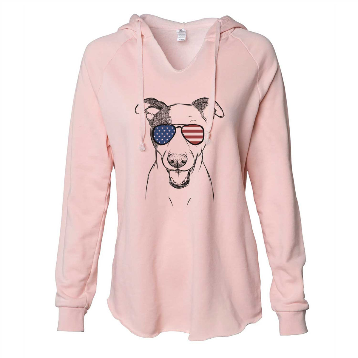 USA Bucky the Mixed Breed - Cali Wave Hooded Sweatshirt