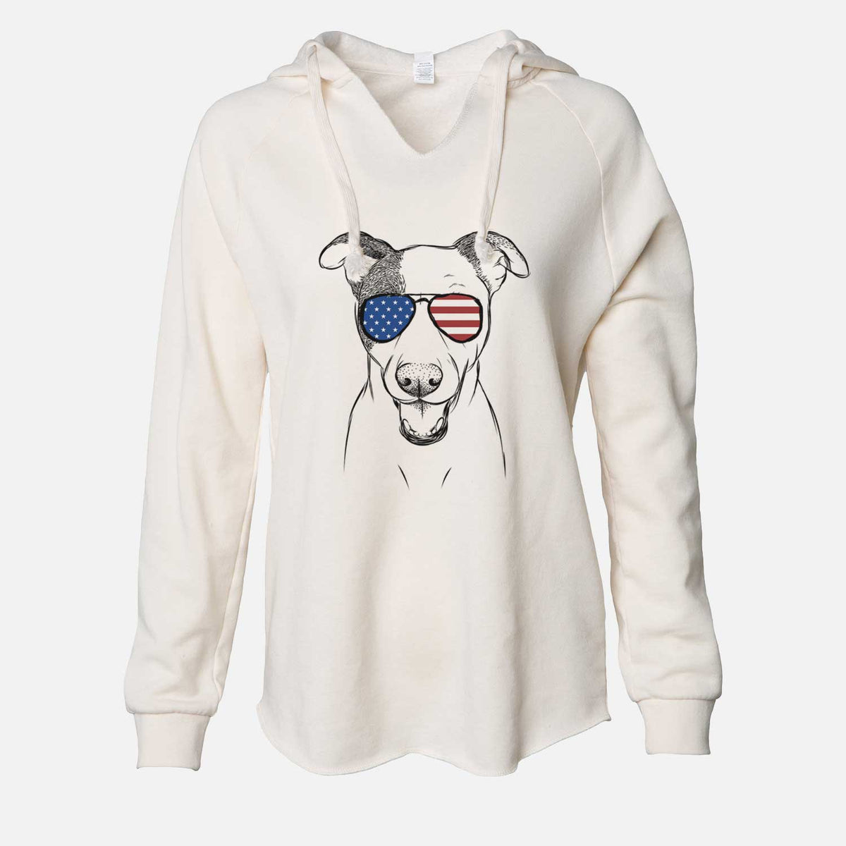 USA Bucky the Mixed Breed - Cali Wave Hooded Sweatshirt