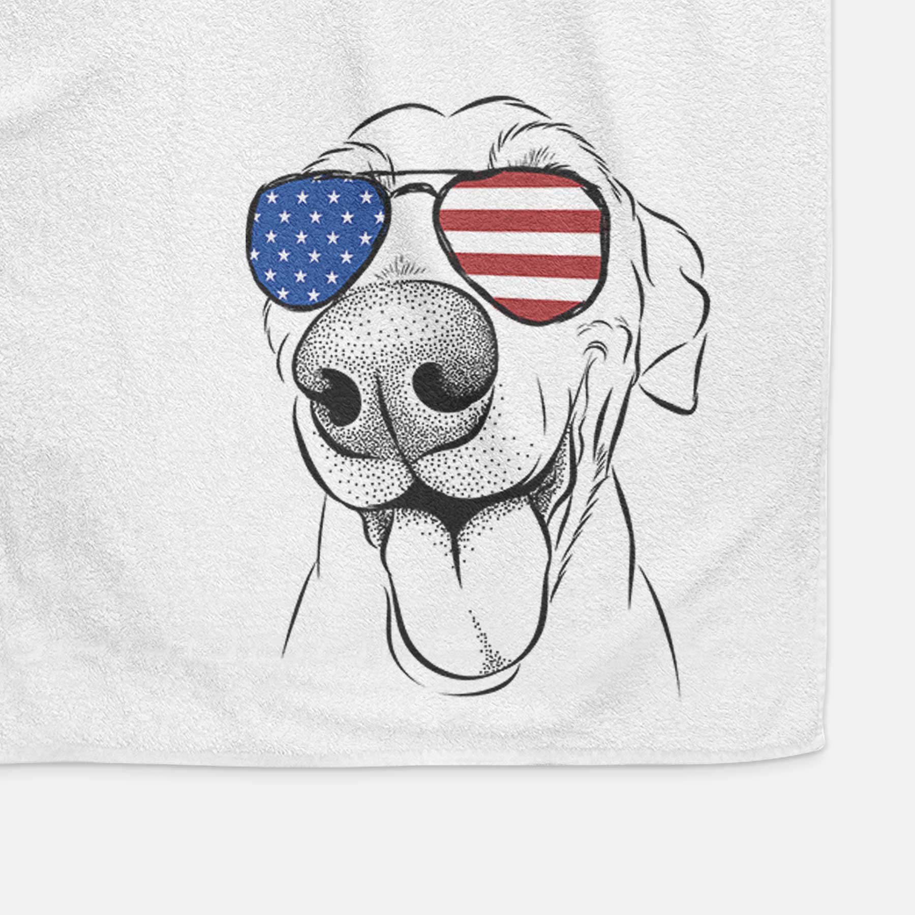 Buddy the Buddy the Sato / American Village Dog Decorative Hand Towel