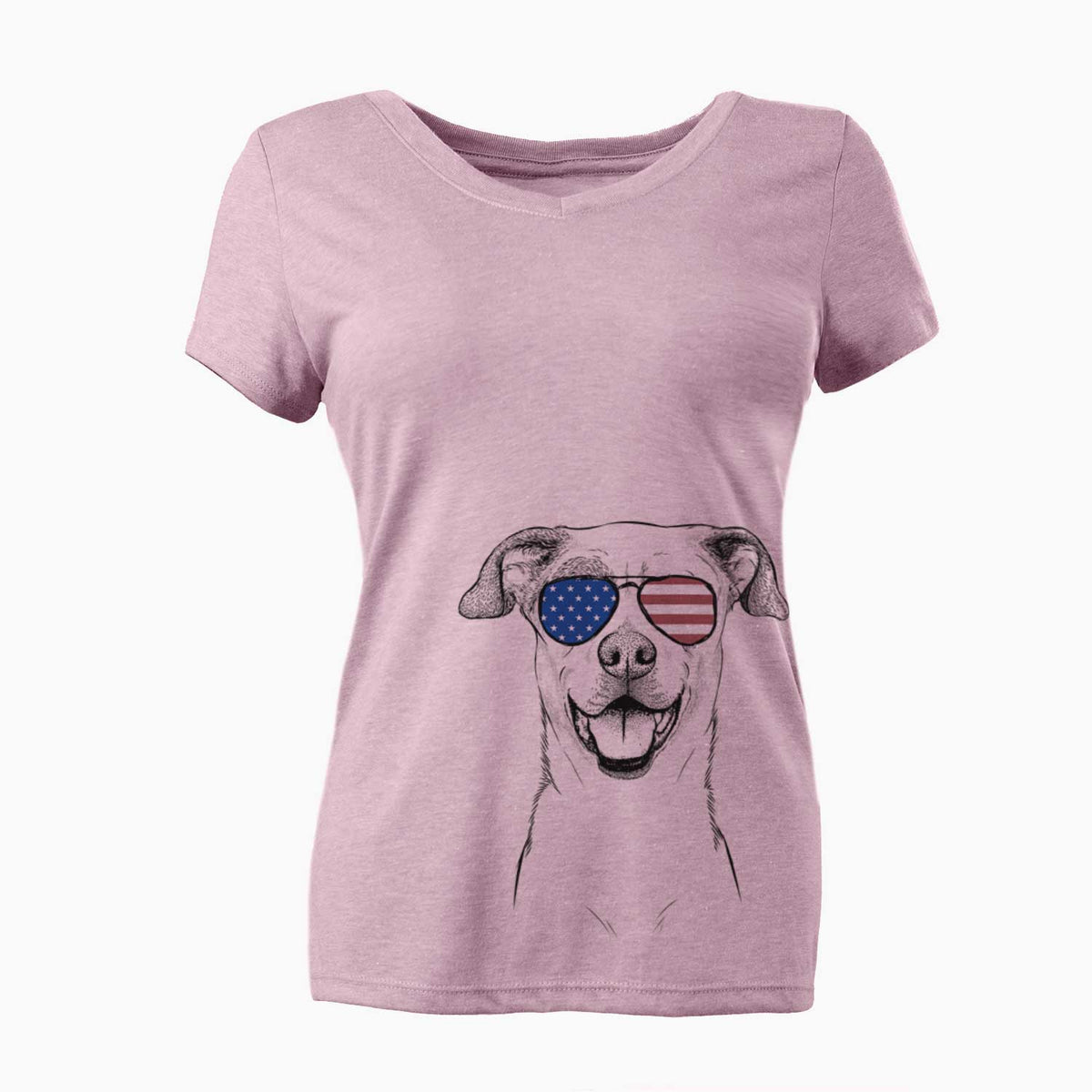 USA Buffy the Mixed Breed - Women's Perfect V-neck Shirt