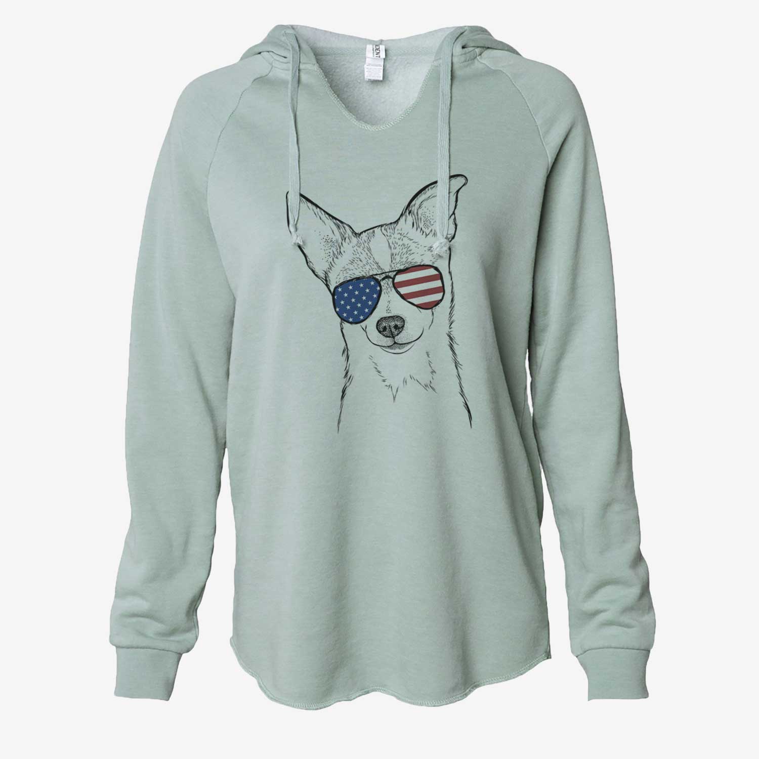 USA Buggy the Chihuahua - Cali Wave Hooded Sweatshirt