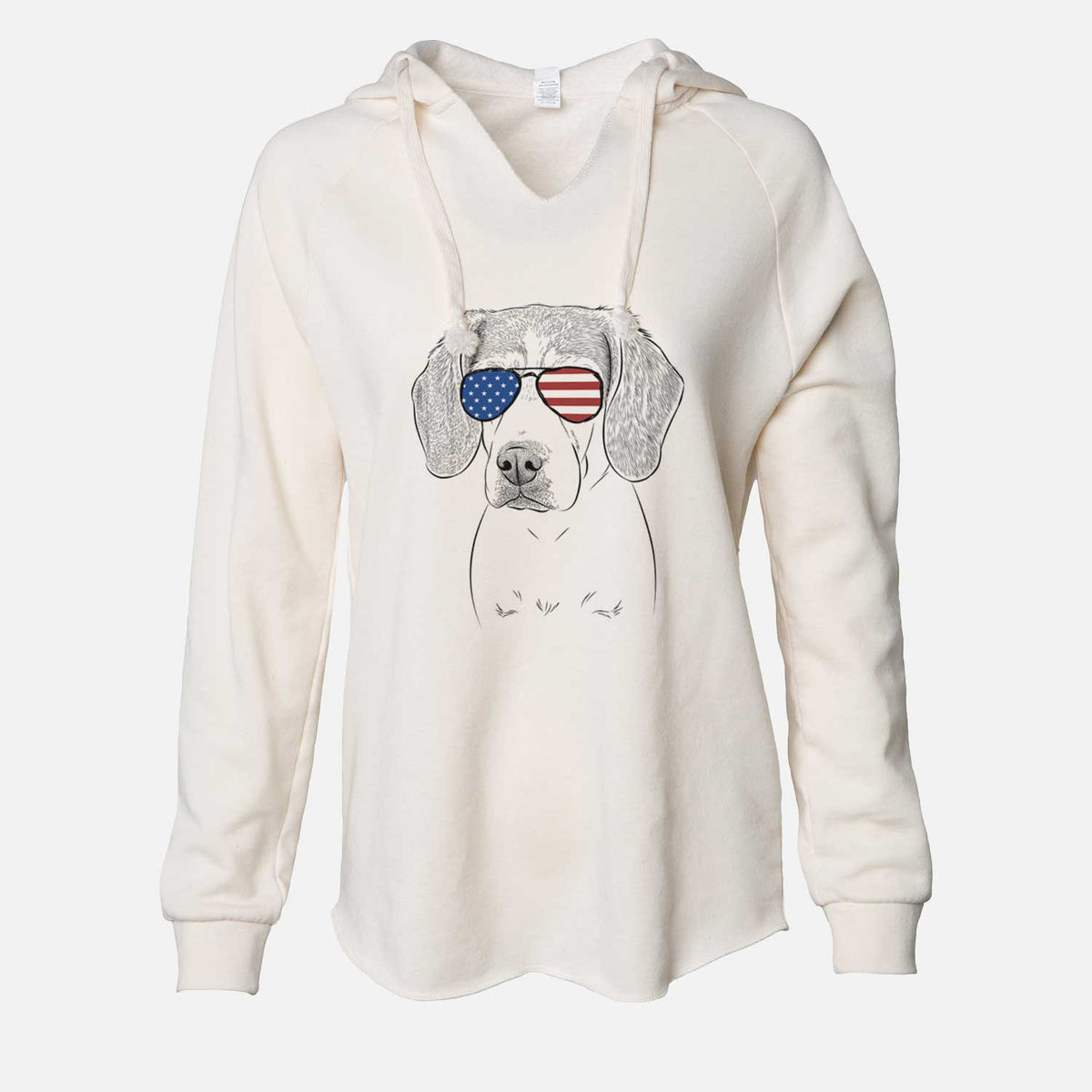 USA Bumbee the Beagle - Cali Wave Hooded Sweatshirt