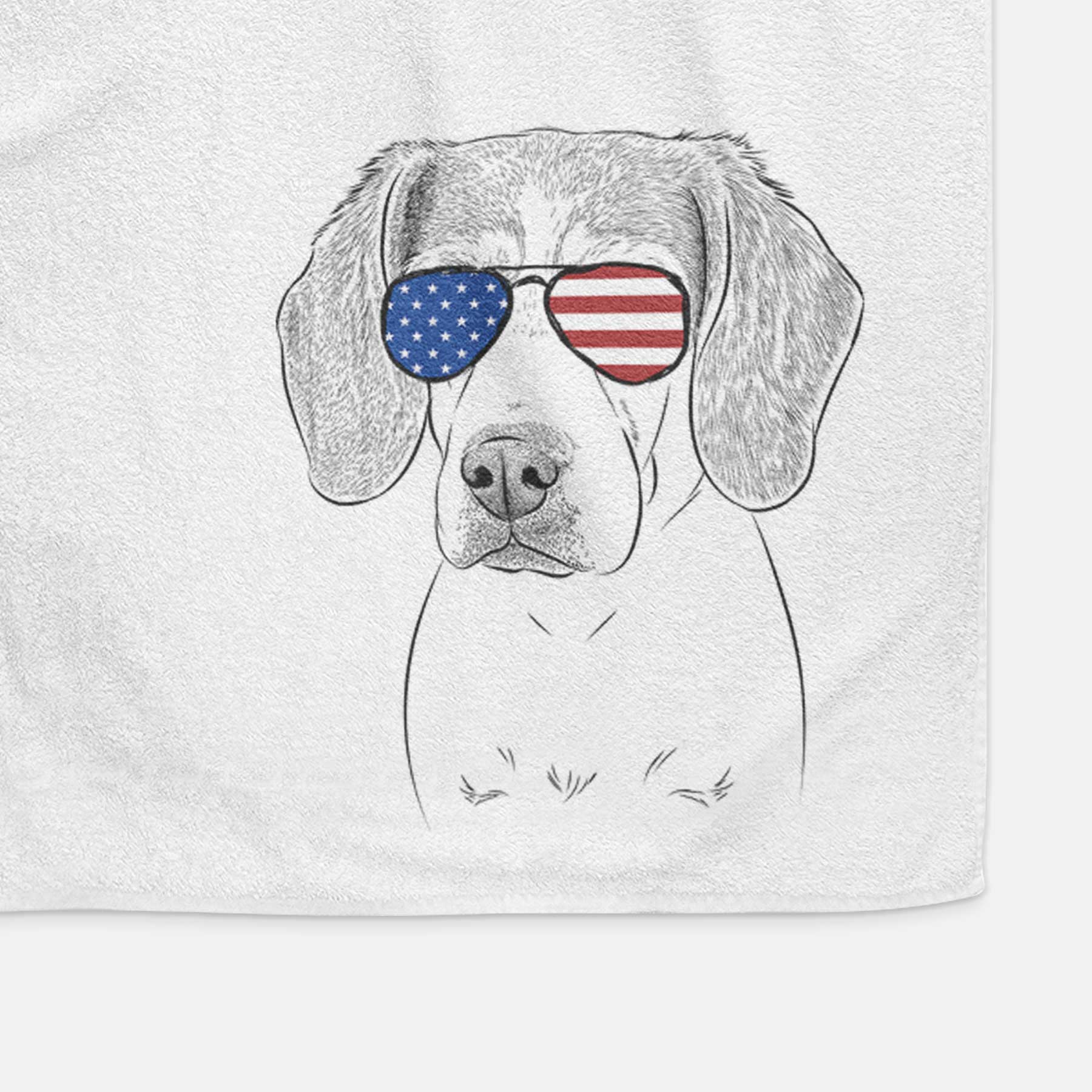 Bumbee the Beagle Decorative Hand Towel