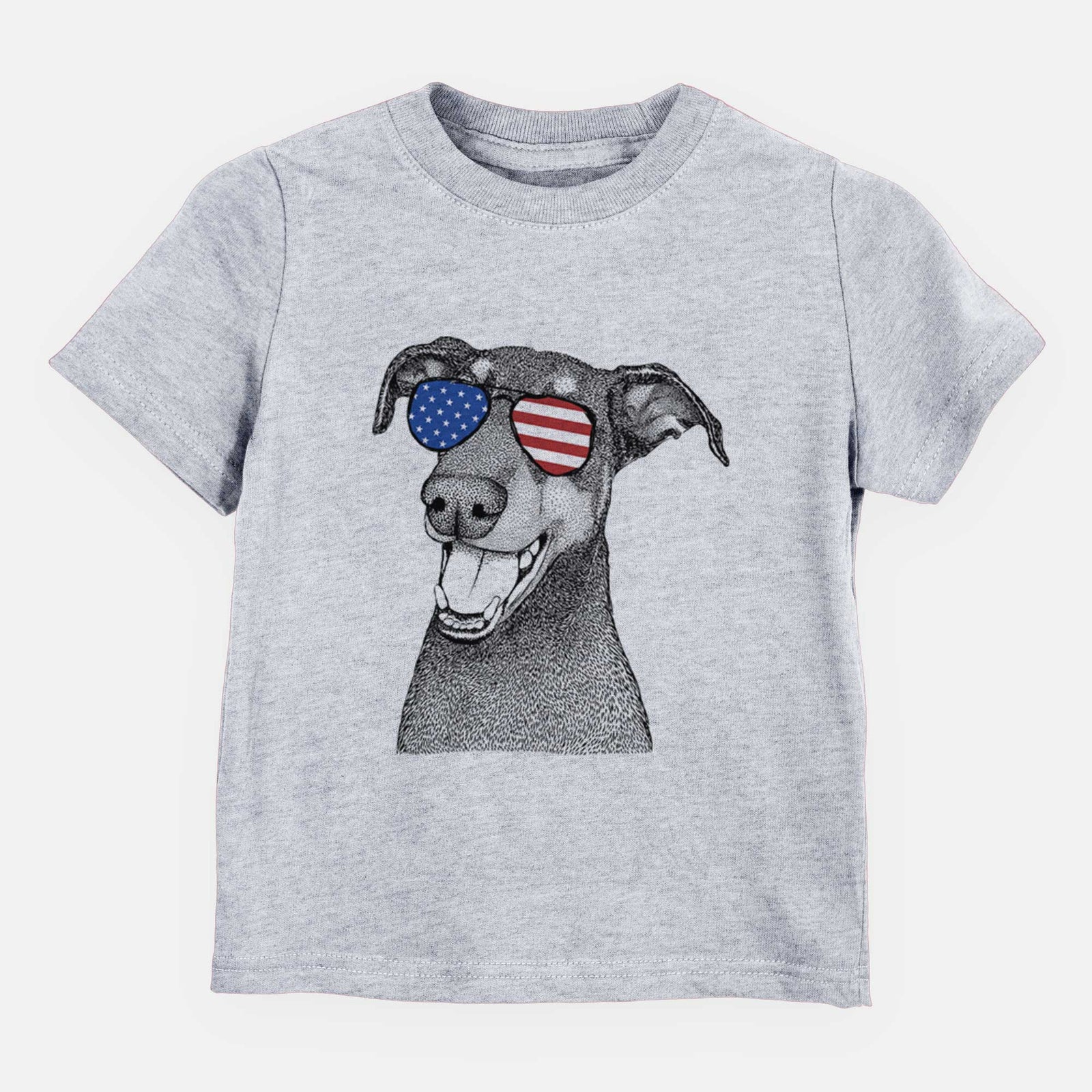 USA Bunnie the Doberman Pinscher - Kids/Youth/Toddler Shirt