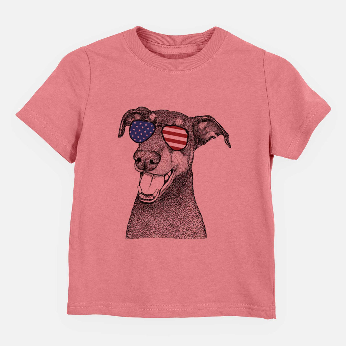 USA Bunnie the Doberman Pinscher - Kids/Youth/Toddler Shirt