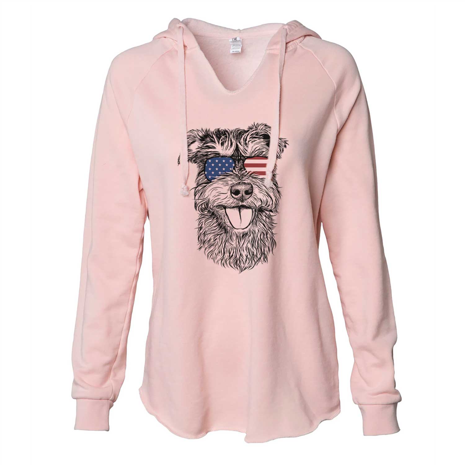 USA Buster the Schnoodle - Cali Wave Hooded Sweatshirt