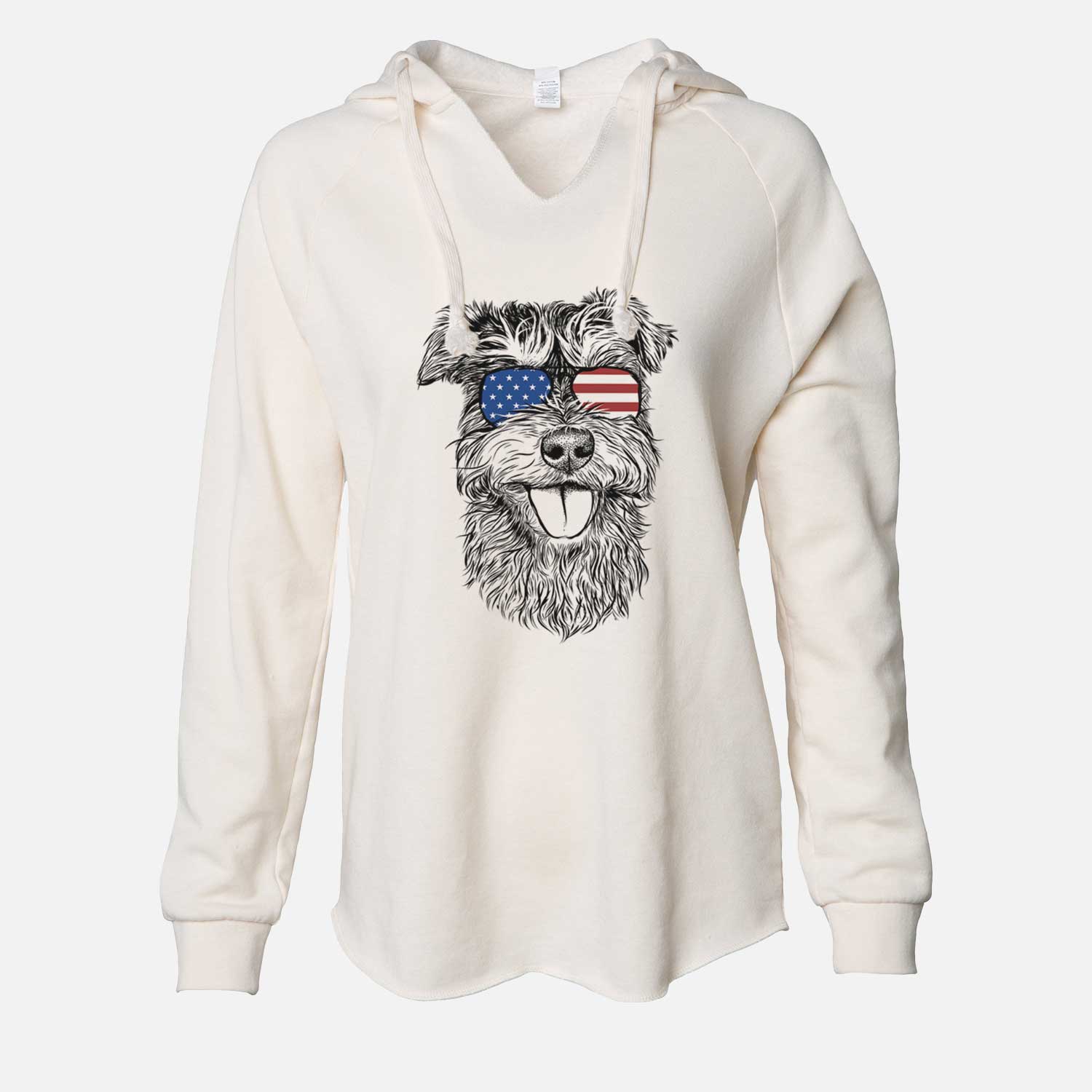 USA Buster the Schnoodle - Cali Wave Hooded Sweatshirt
