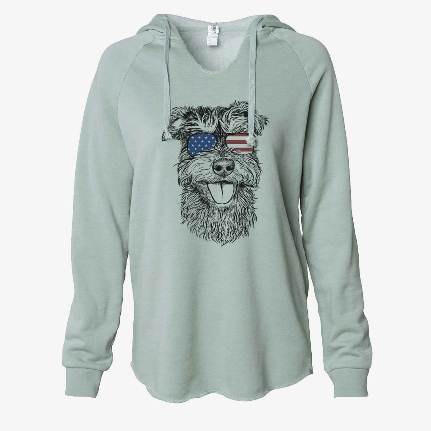 USA Buster the Schnoodle - Cali Wave Hooded Sweatshirt