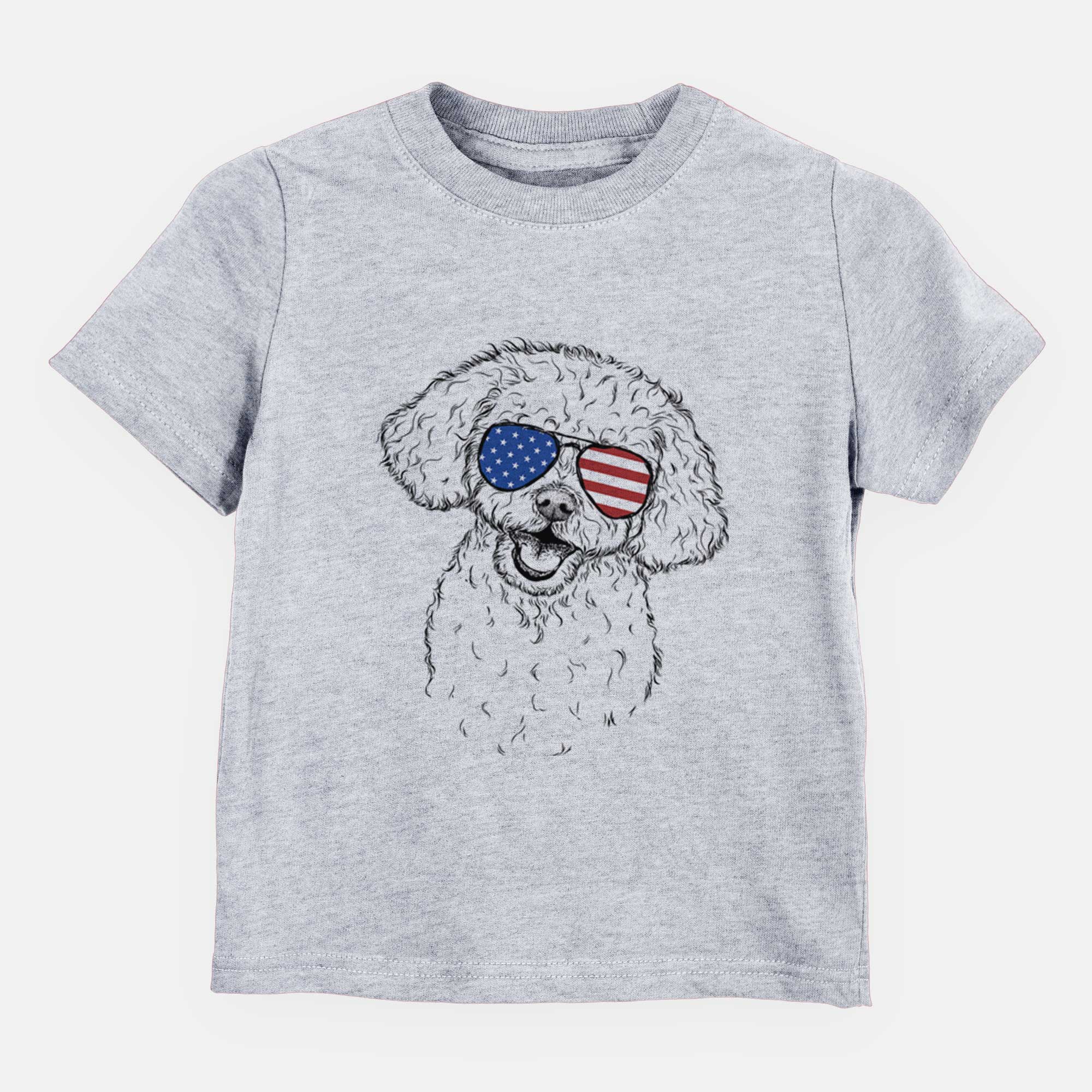 USA Caesar the Bichon Frise - Kids/Youth/Toddler Shirt