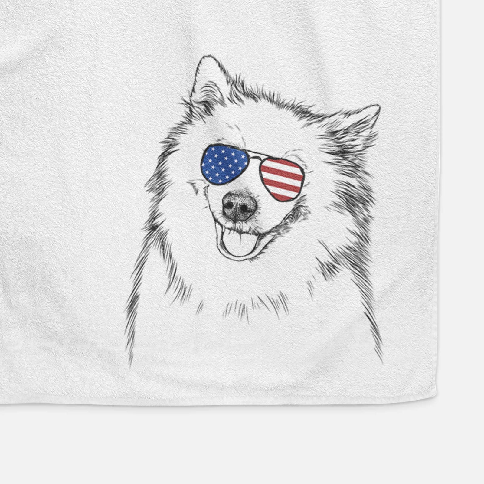 Caico the Samoyed Decorative Hand Towel