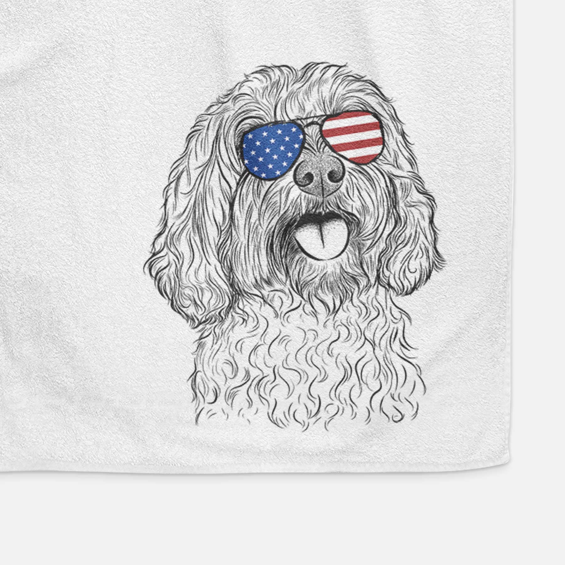 Cali the Cavapoo Decorative Hand Towel