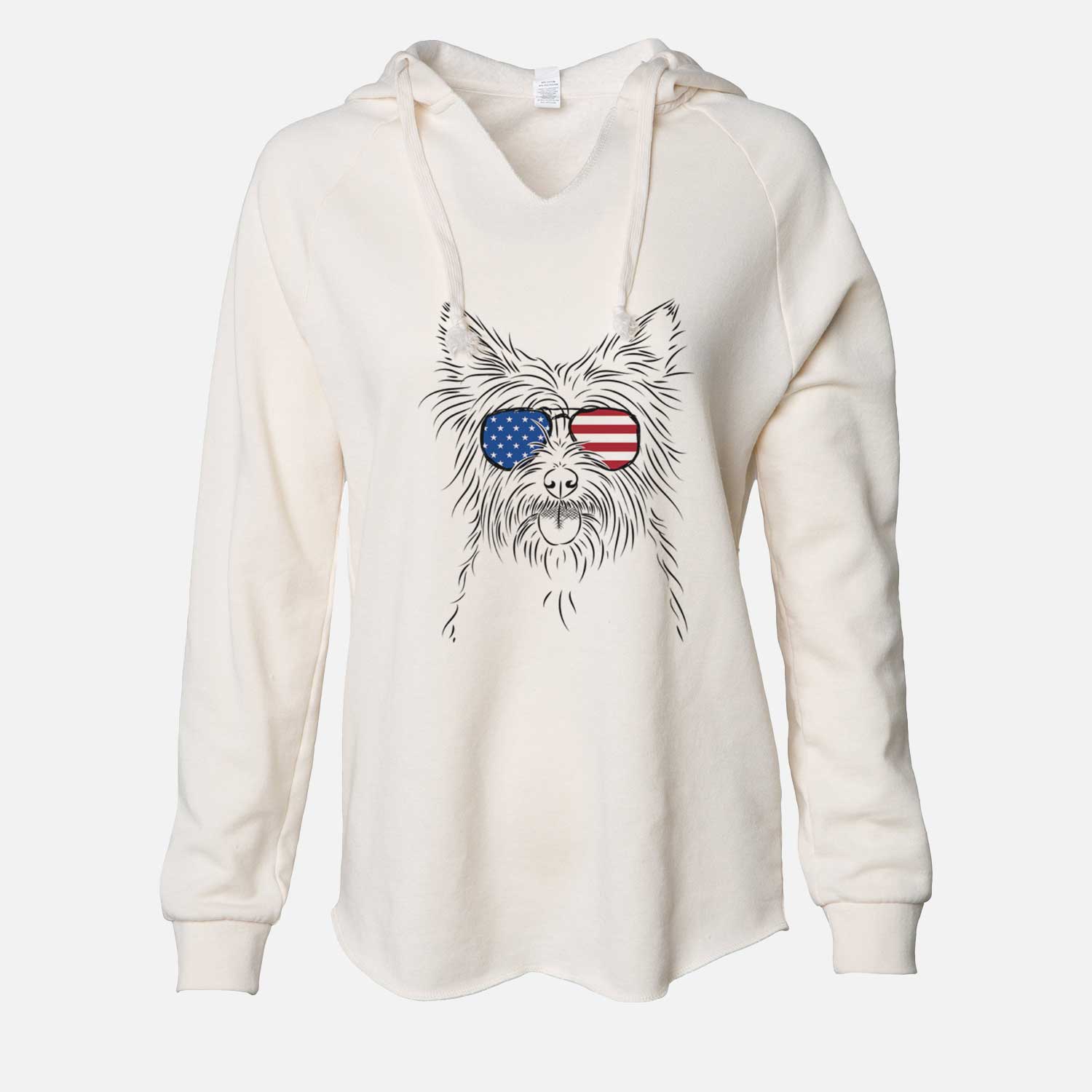 USA Calum the Cairn Terrier - Cali Wave Hooded Sweatshirt