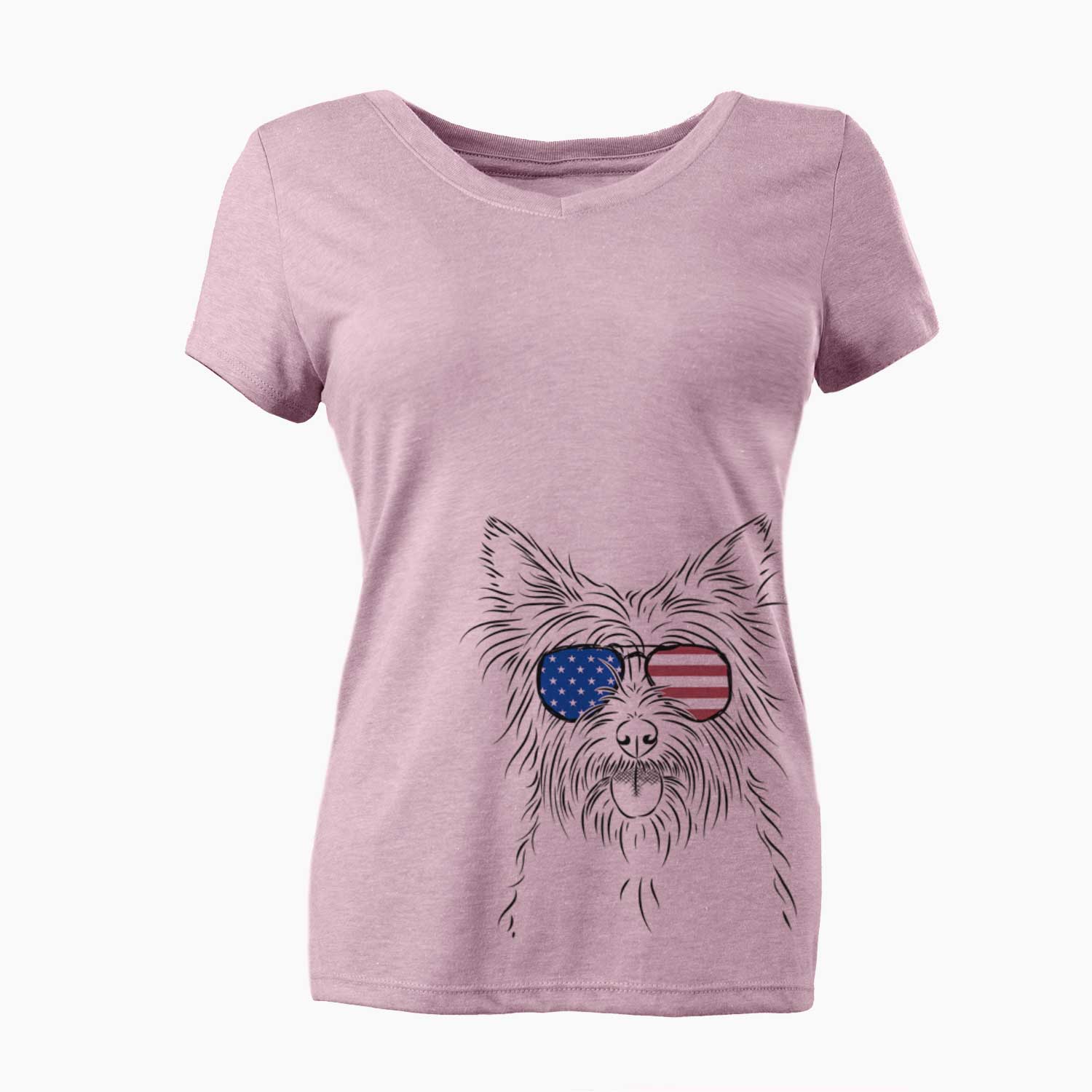 USA Calum the Cairn Terrier - Women's Perfect V-neck Shirt