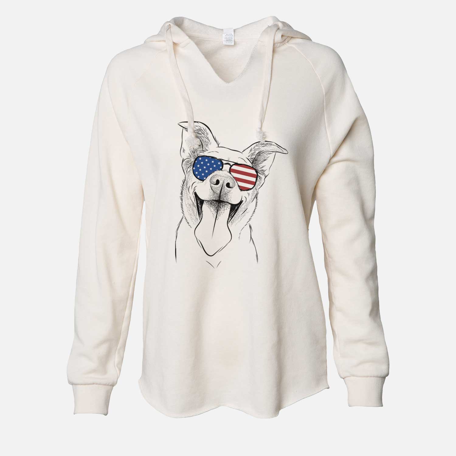 USA Candy the Mixed Breed - Cali Wave Hooded Sweatshirt