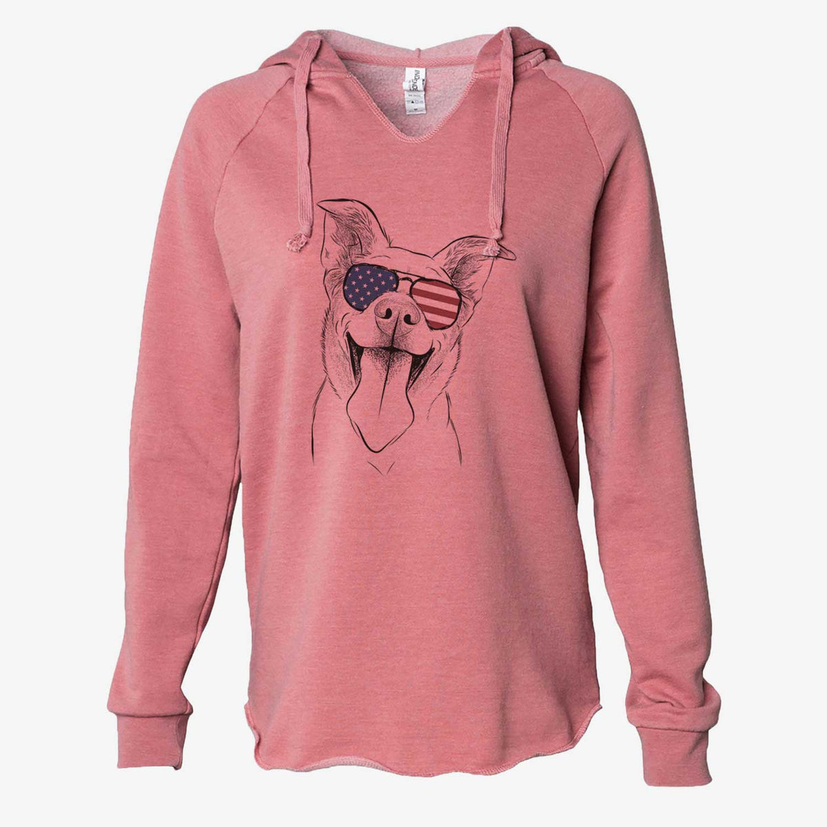 USA Candy the Mixed Breed - Cali Wave Hooded Sweatshirt
