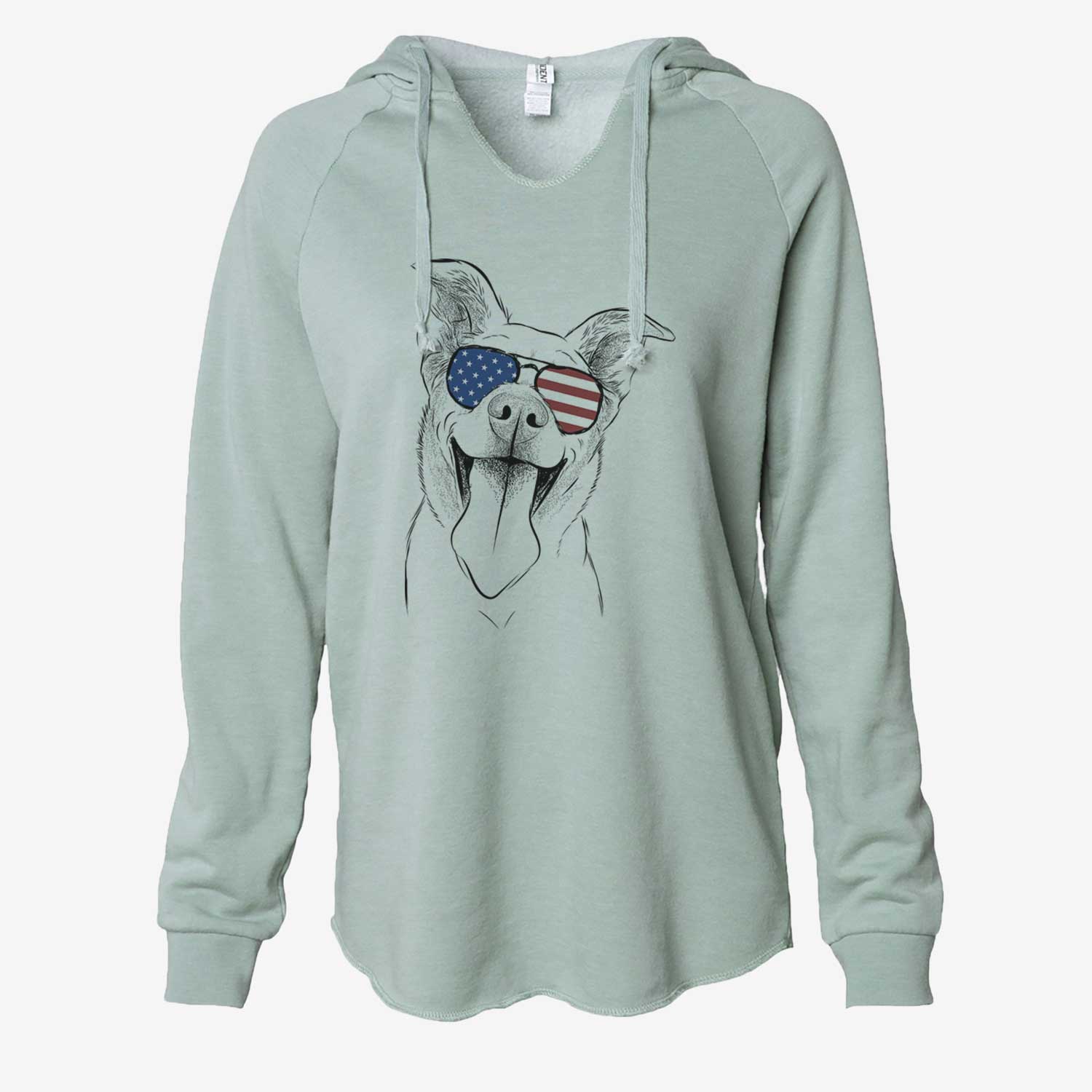 USA Candy the Mixed Breed - Cali Wave Hooded Sweatshirt