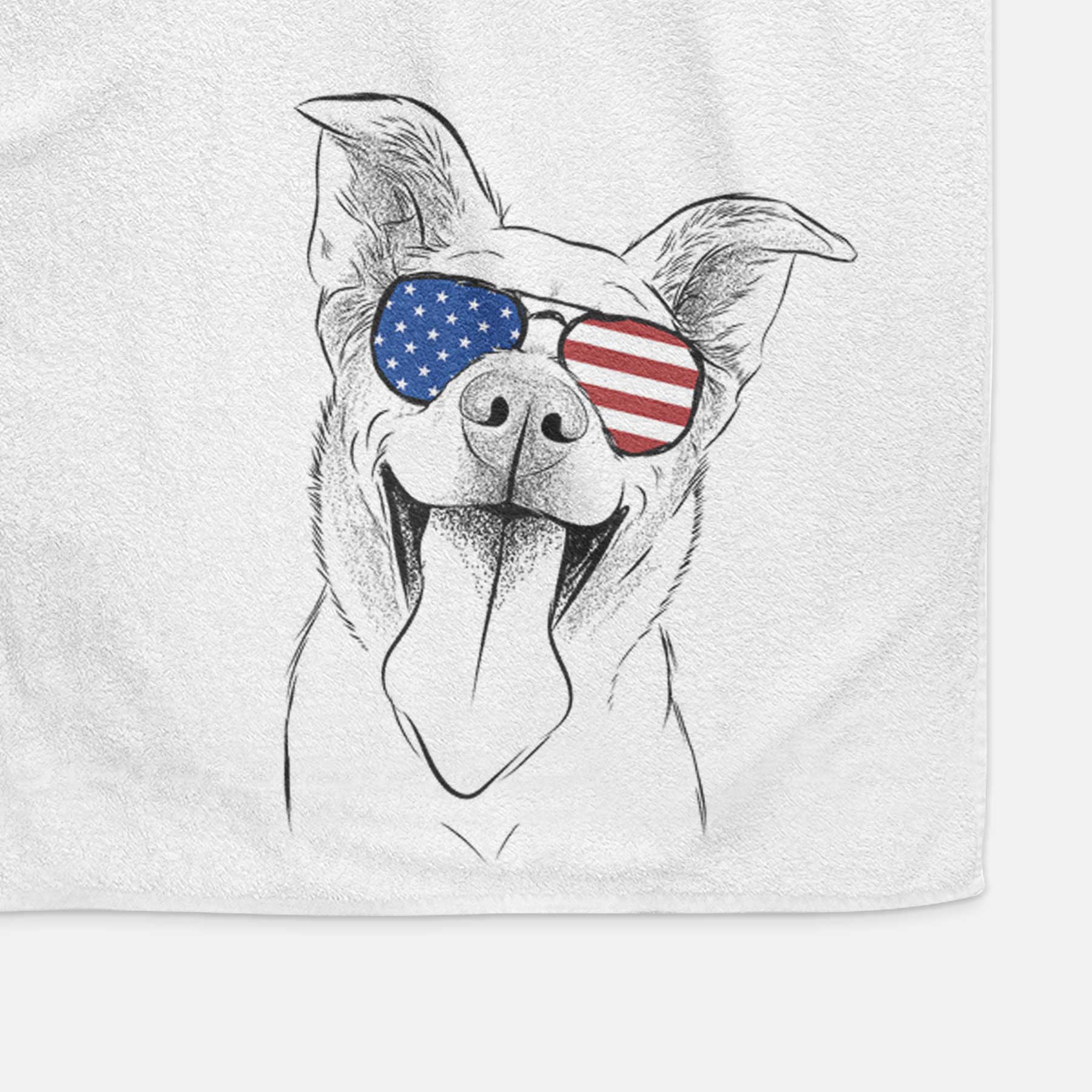 Candy the Mixed Breed Decorative Hand Towel