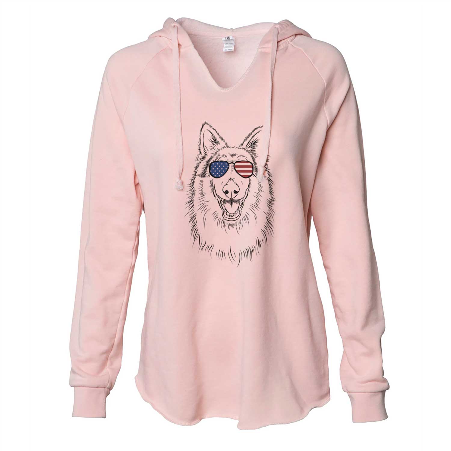 USA Cannon the Rough Collie - Cali Wave Hooded Sweatshirt