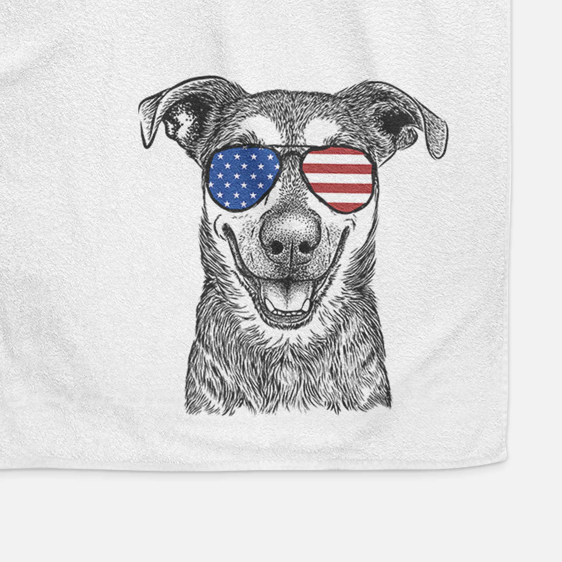 Case the Mixed Breed Decorative Hand Towel