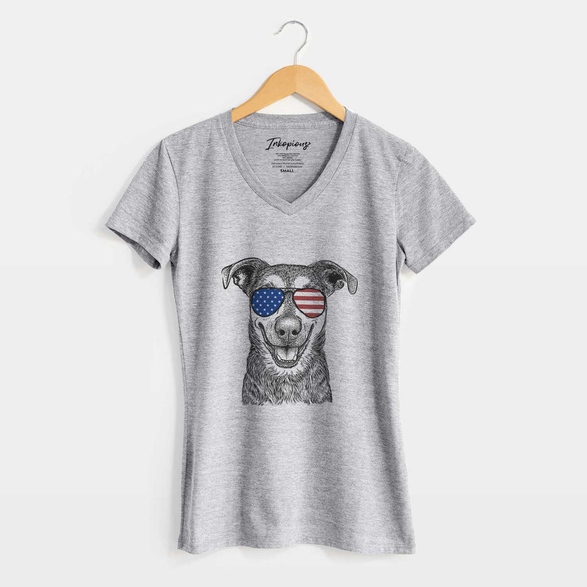 USA Case the Mixed Breed - Women&#39;s Perfect V-neck Shirt