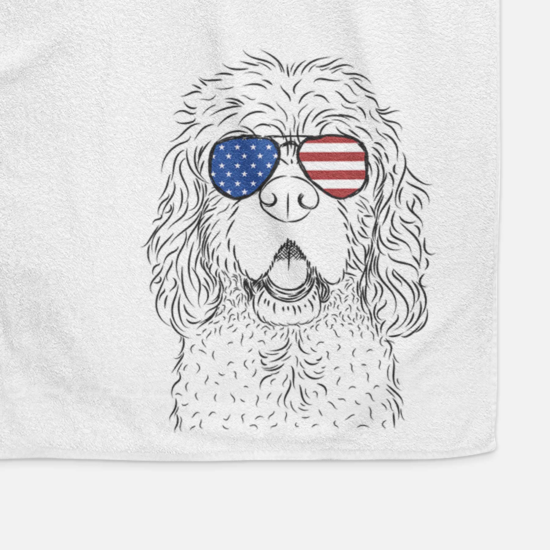 Casey the American Cocker Spaniel Decorative Hand Towel