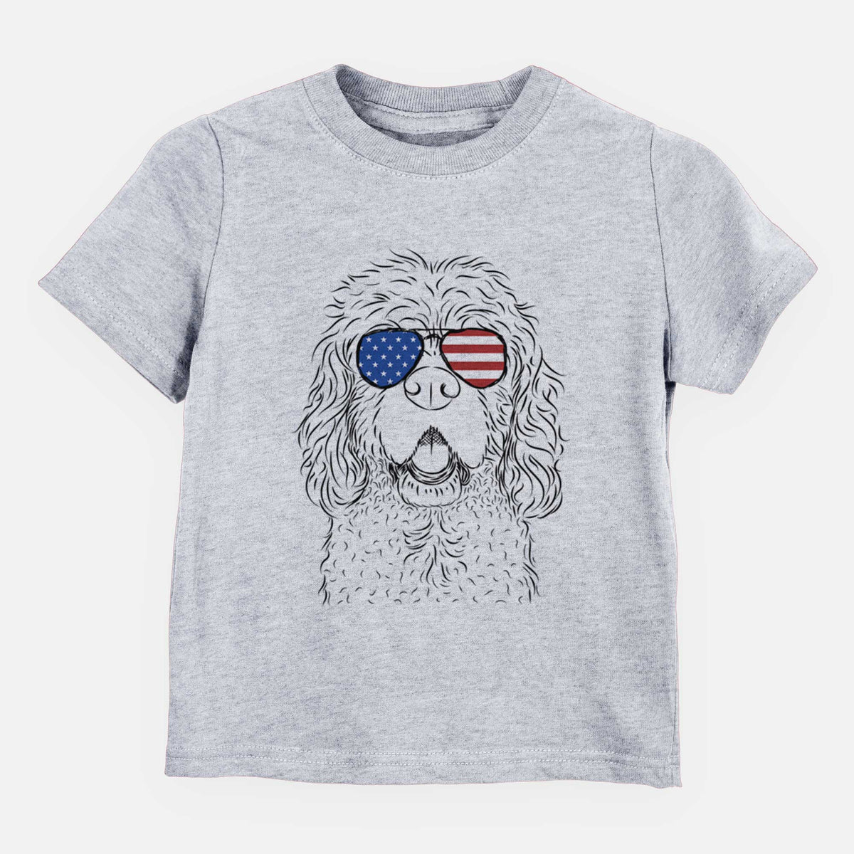 USA Casey the American Cocker Spaniel - Kids/Youth/Toddler Shirt