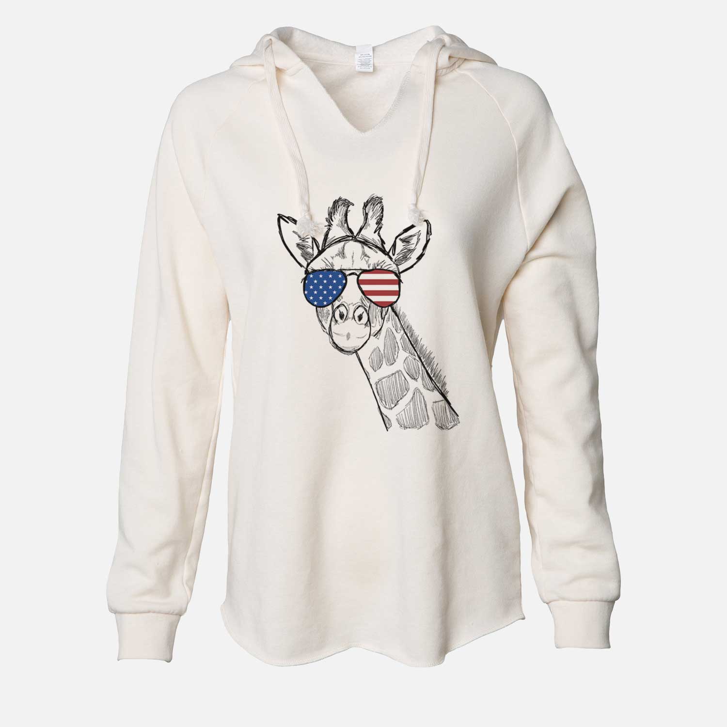 USA Cedrick the Giraffe - Cali Wave Hooded Sweatshirt