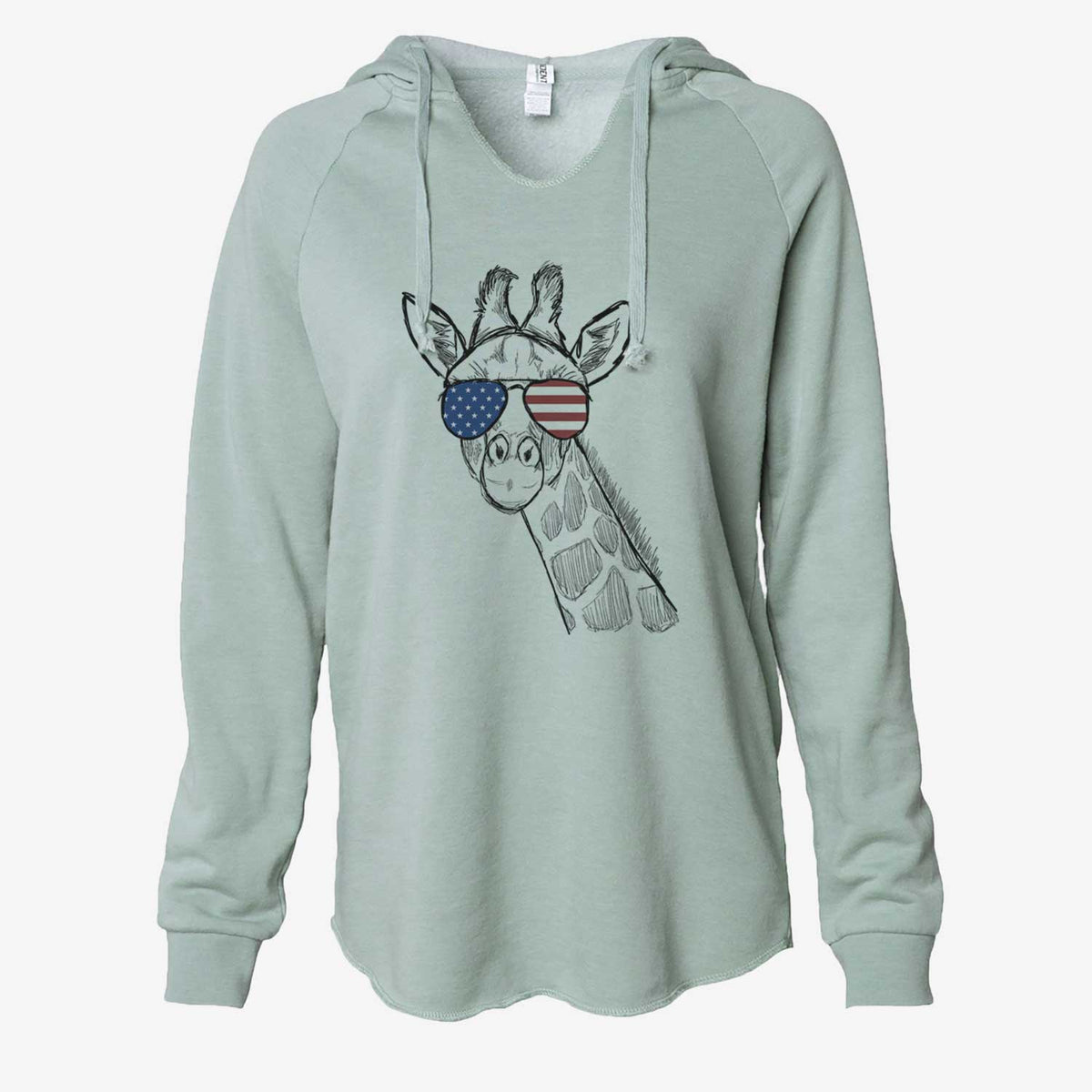 USA Cedrick the Giraffe - Cali Wave Hooded Sweatshirt