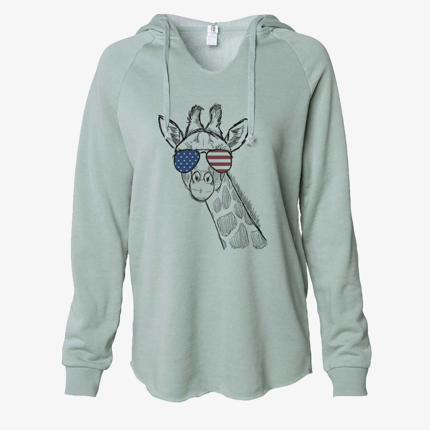 USA Cedrick the Giraffe - Cali Wave Hooded Sweatshirt