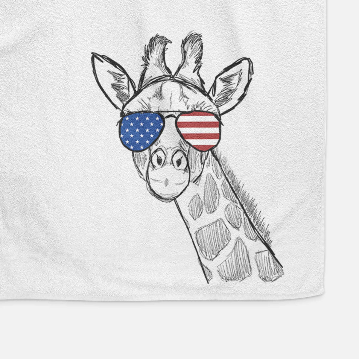 Cedrick the Giraffe Decorative Hand Towel