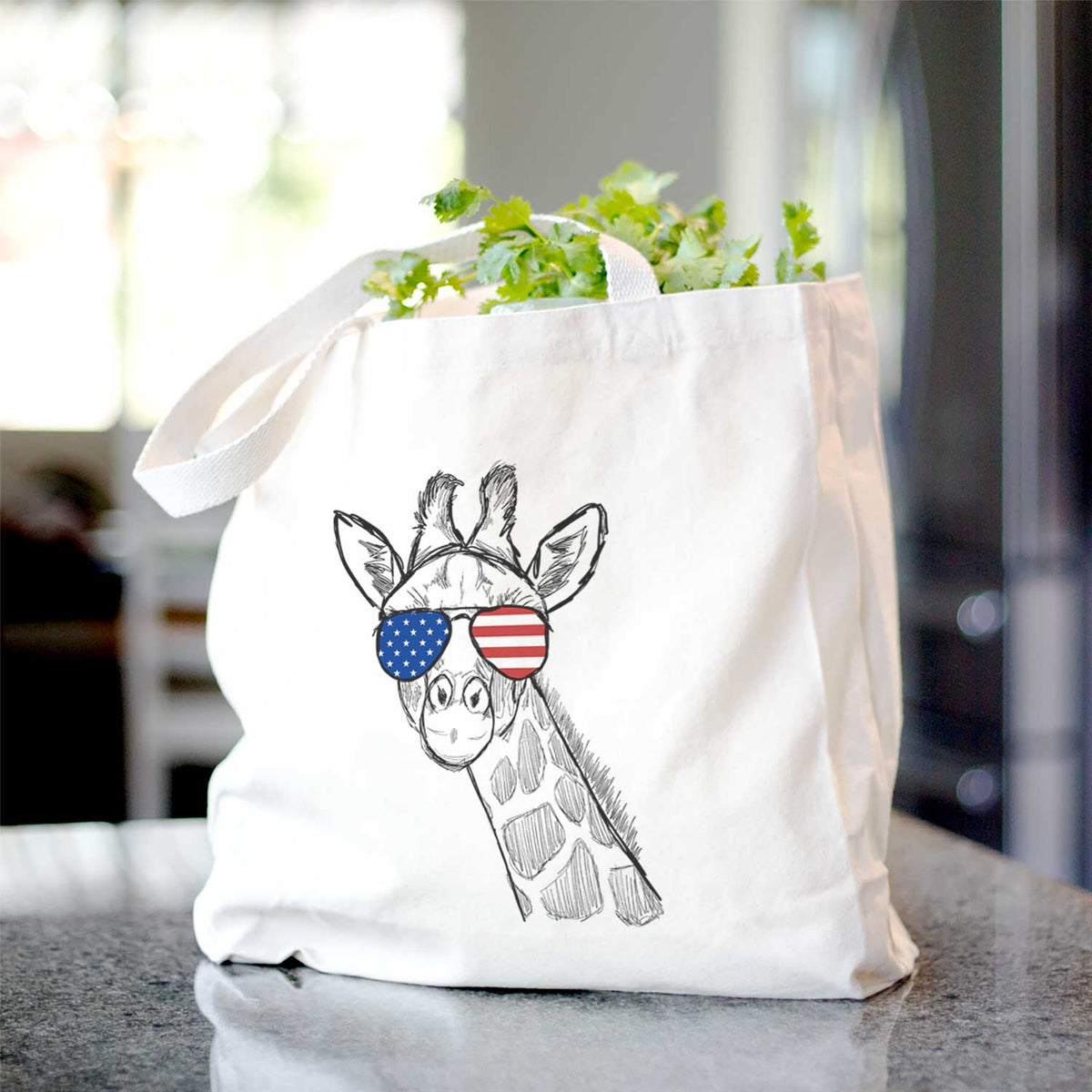 Cedrick the Giraffe - Tote Bag