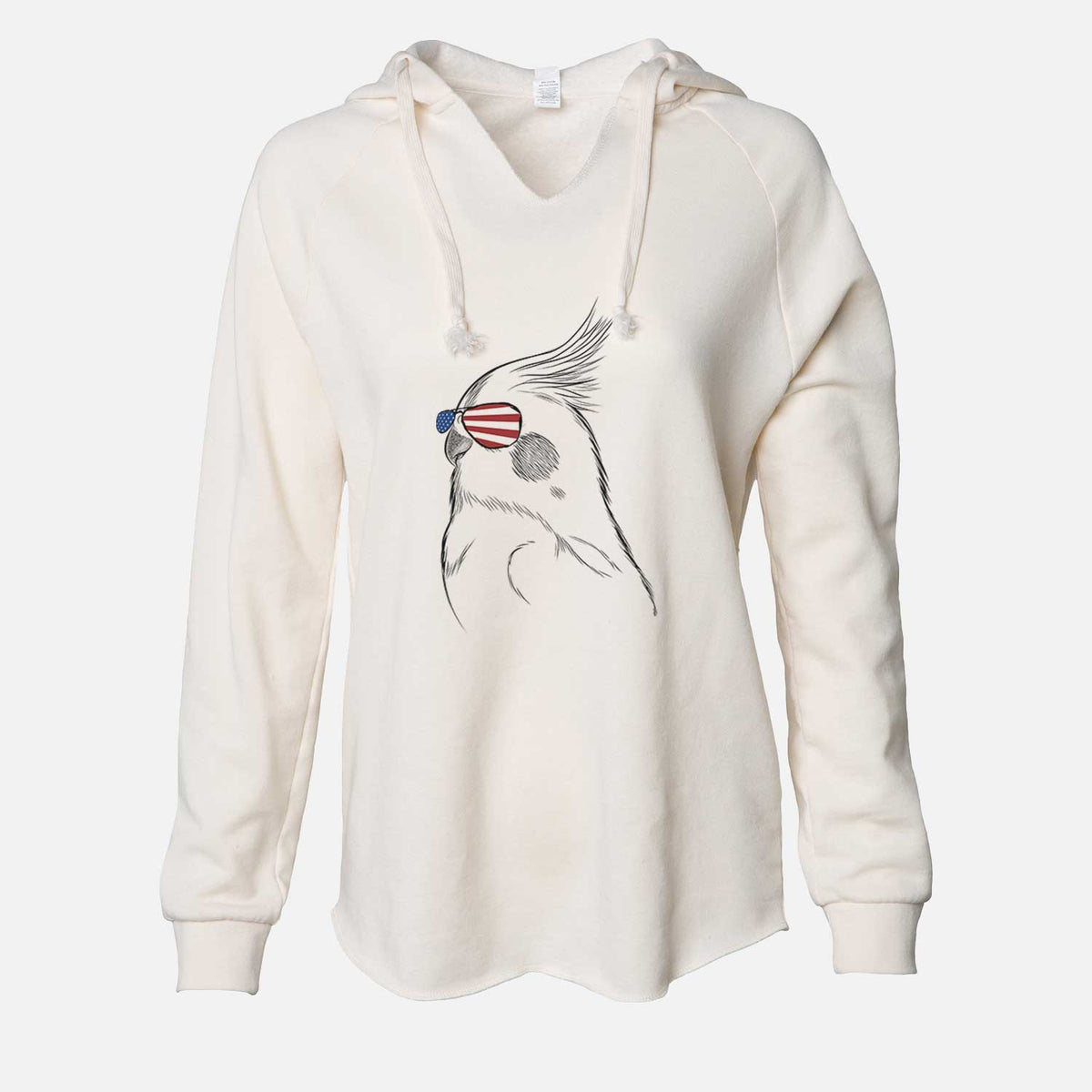 USA Charlie the Cockatiel - Cali Wave Hooded Sweatshirt