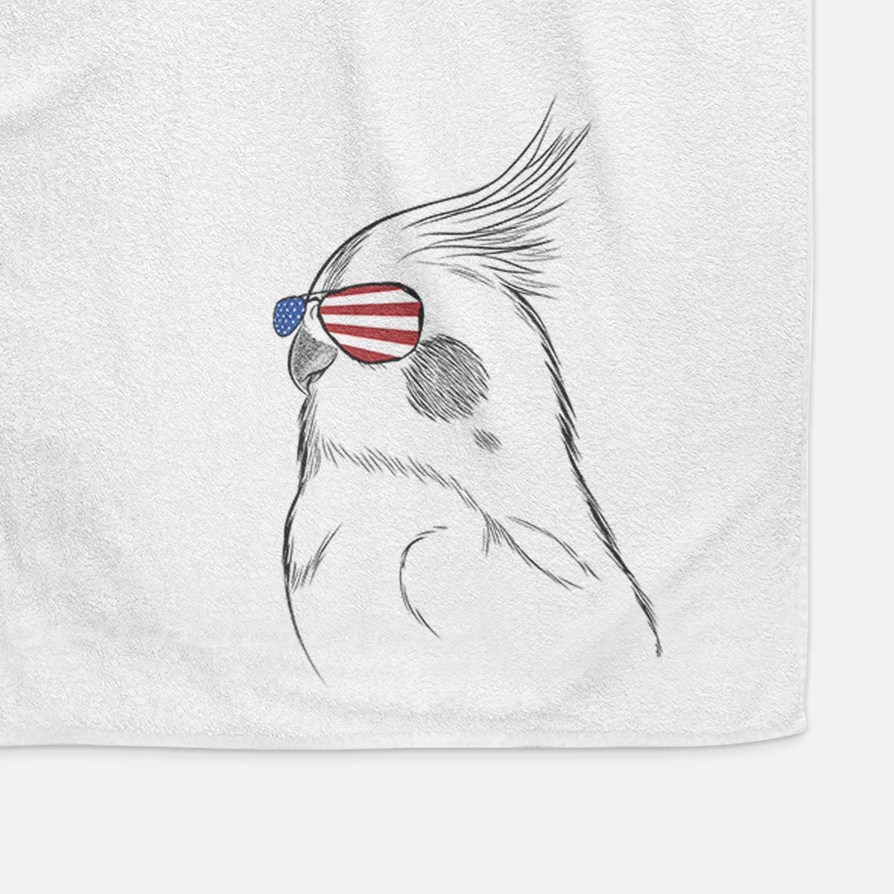 Charlie the Cockatiel Decorative Hand Towel