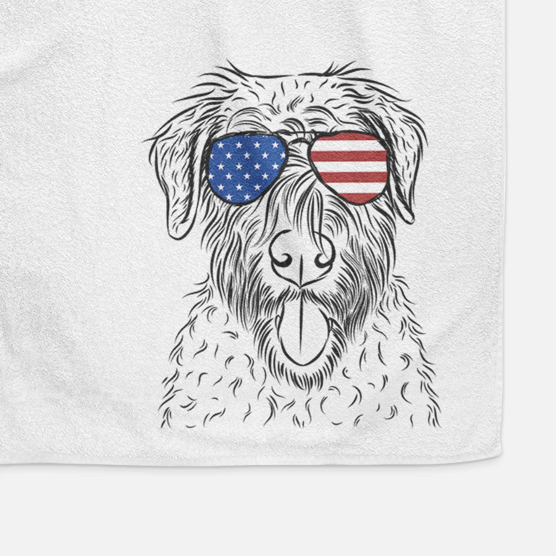 Chester the Soft Coated Wheaten Terrier Decorative Hand Towel