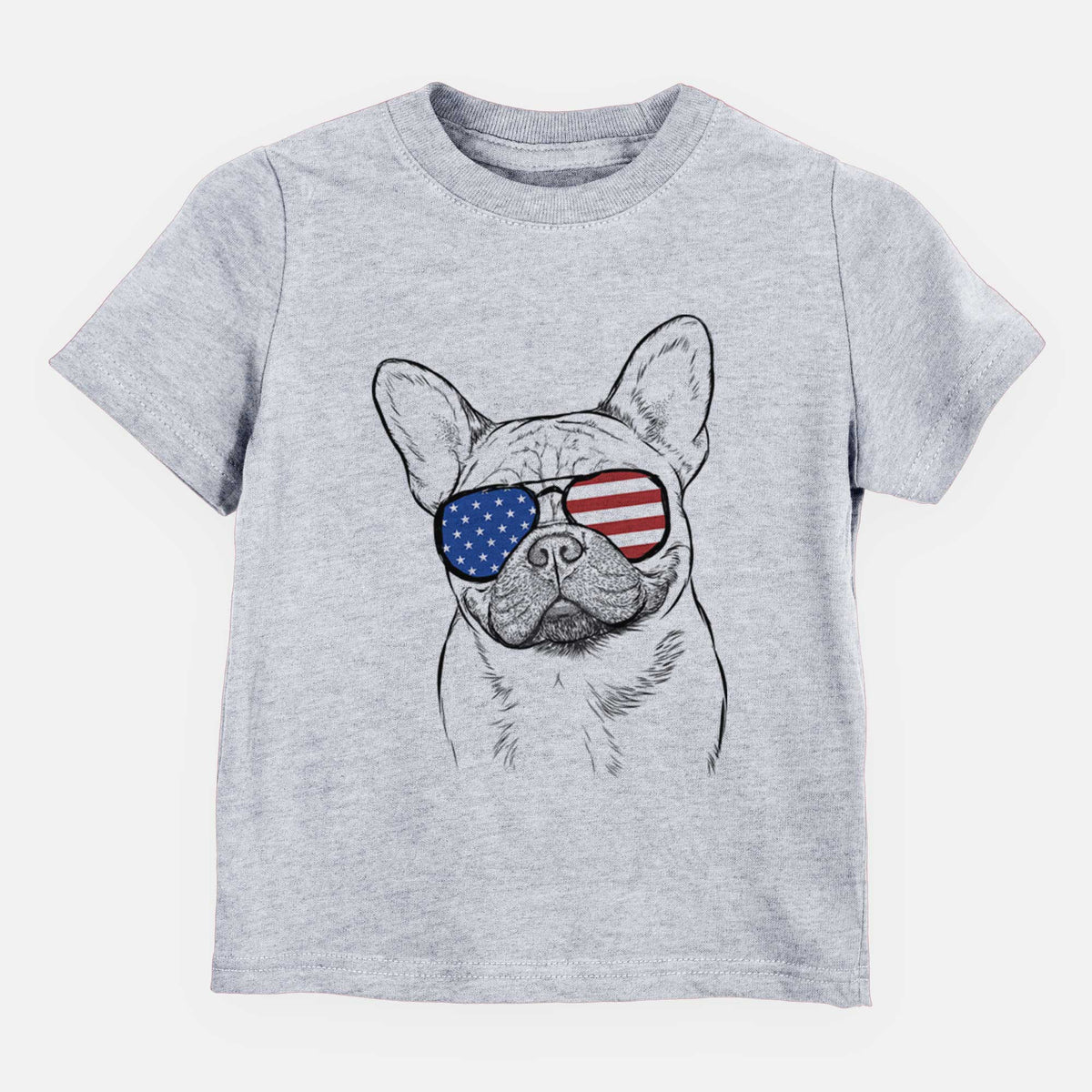 USA Chew Chew the French Bulldog - Kids/Youth/Toddler Shirt