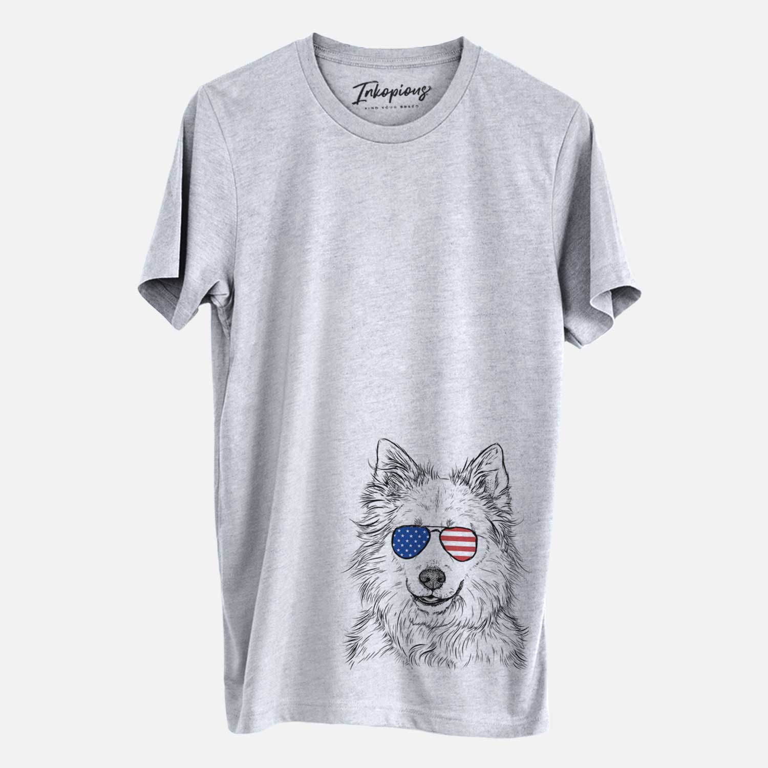 USA Chia the Samoyed Husky Mix - Unisex Crewneck