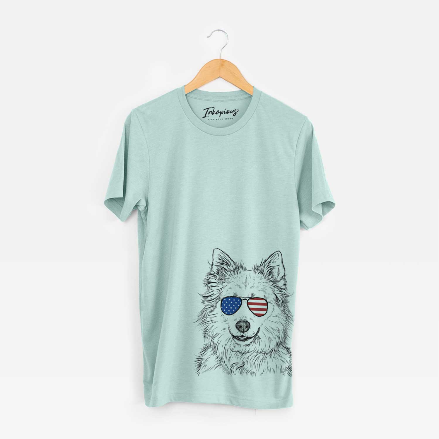 USA Chia the Samoyed Husky Mix - Unisex Crewneck