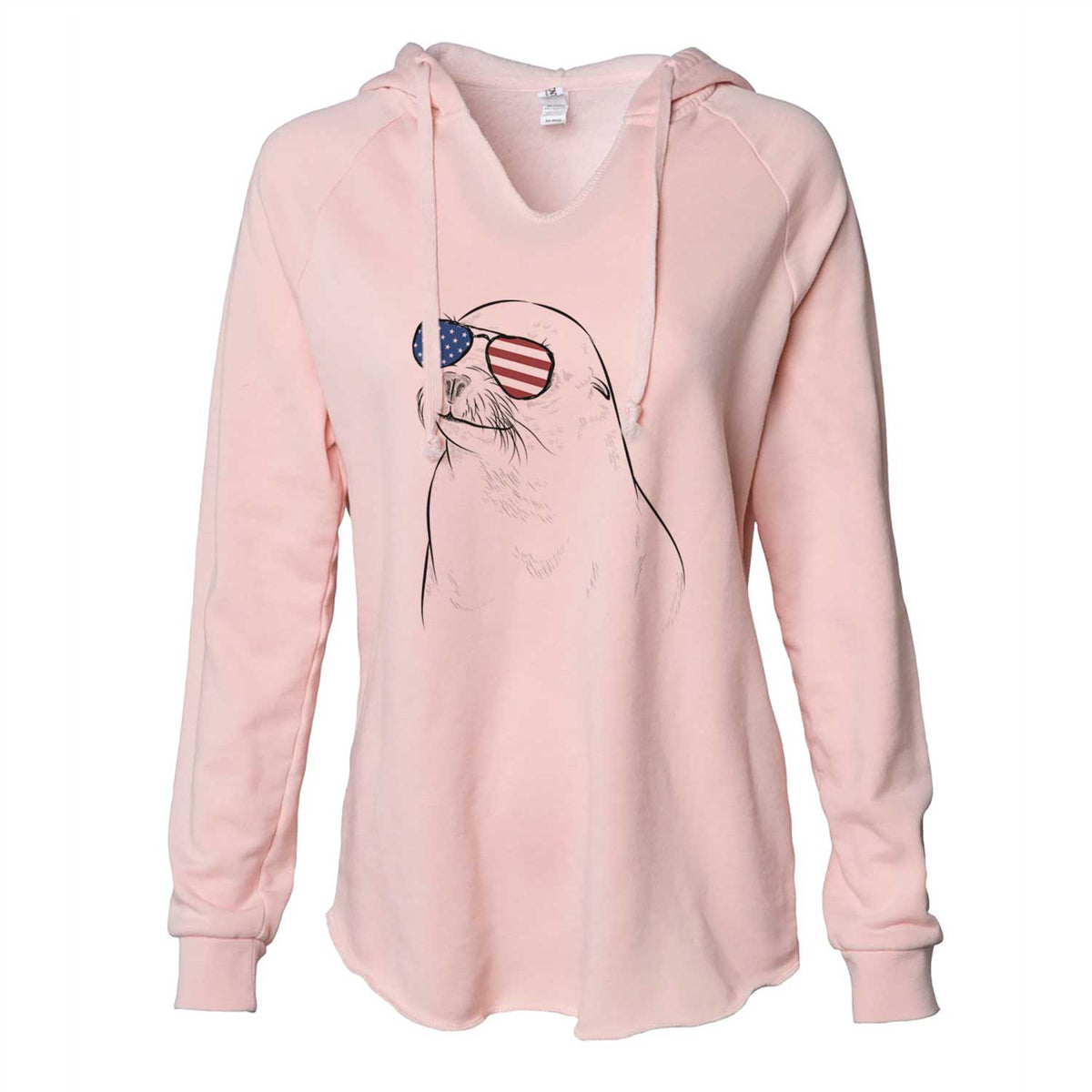 USA Chip the California Sea Lion - Cali Wave Hooded Sweatshirt