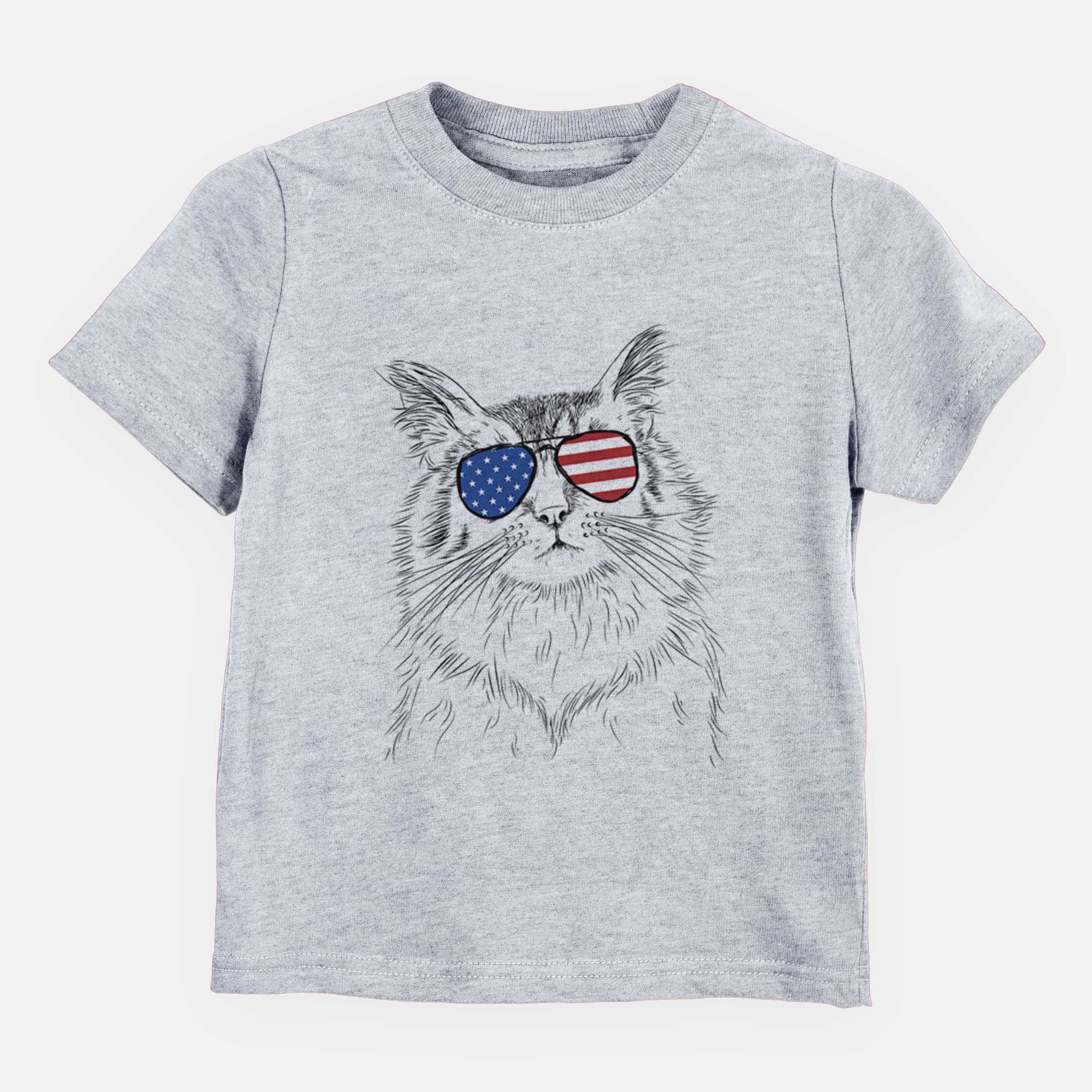 USA Chloe the Tabby Cat - Kids/Youth/Toddler Shirt