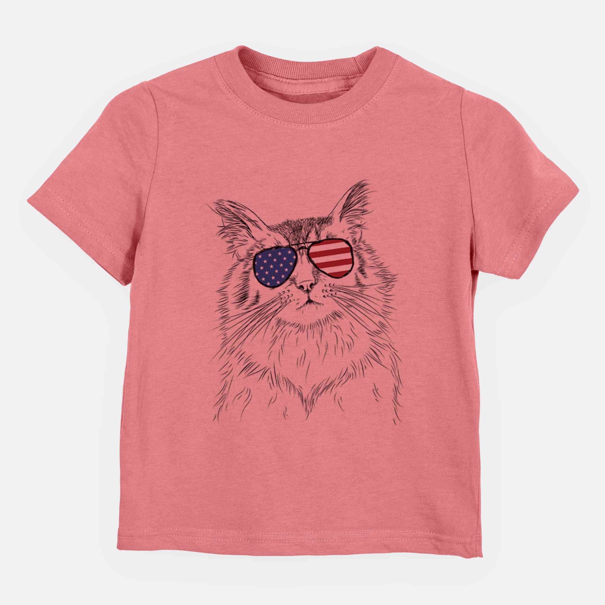 USA Chloe the Tabby Cat - Kids/Youth/Toddler Shirt