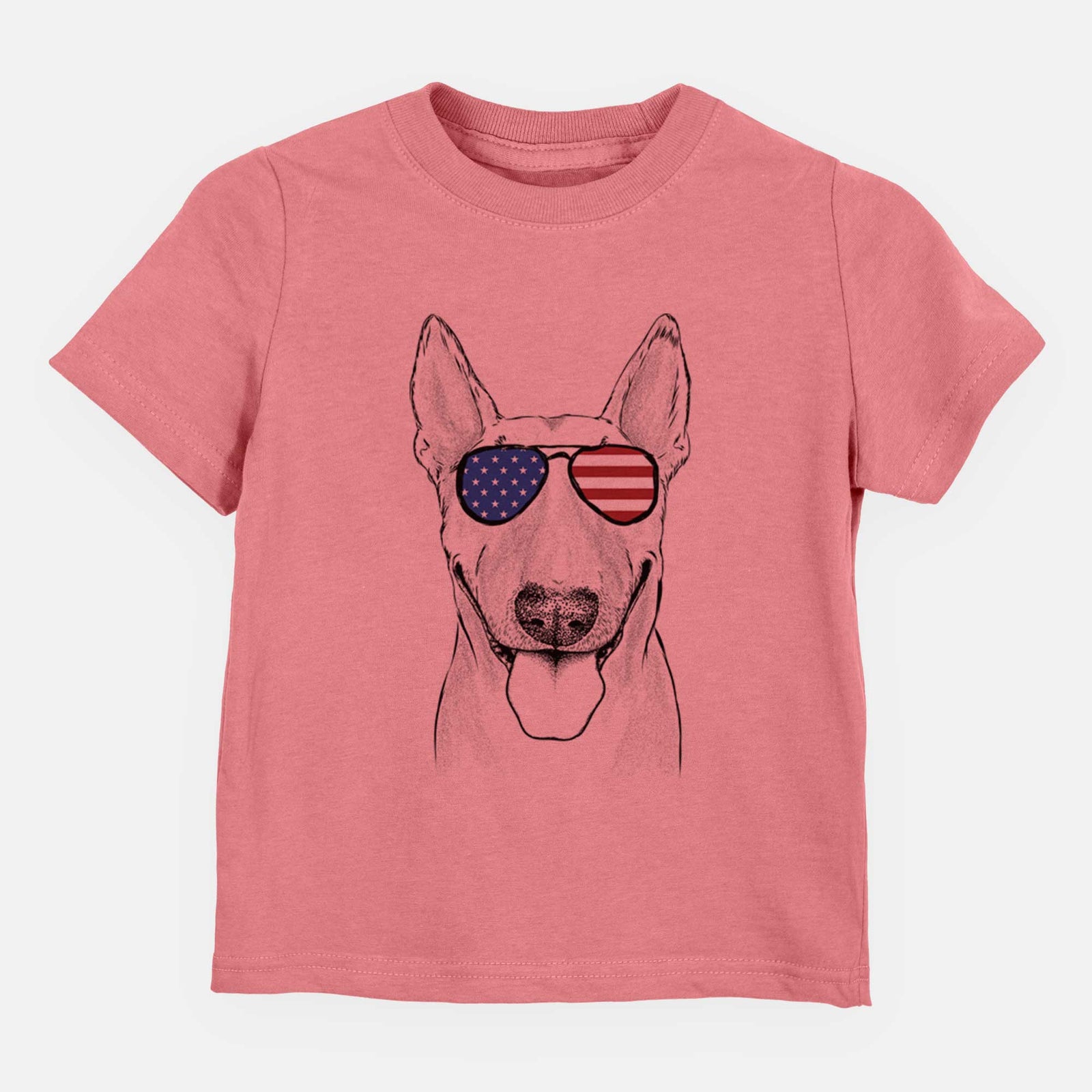 USA Chloe the Bull Terrier - Kids/Youth/Toddler Shirt