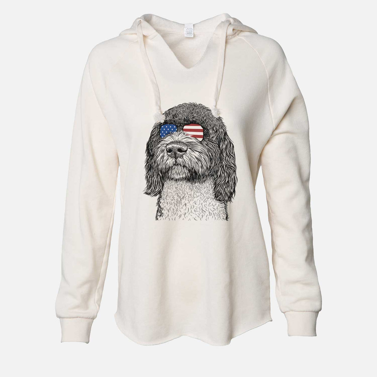USA Chris the Portuguese Water Dog - Cali Wave Hooded Sweatshirt