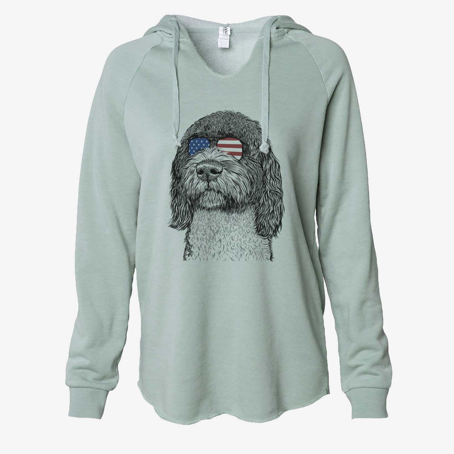 USA Chris the Portuguese Water Dog - Cali Wave Hooded Sweatshirt