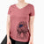 USA CiCi Paulk the Aussiedoodle - Women's Perfect V-neck Shirt