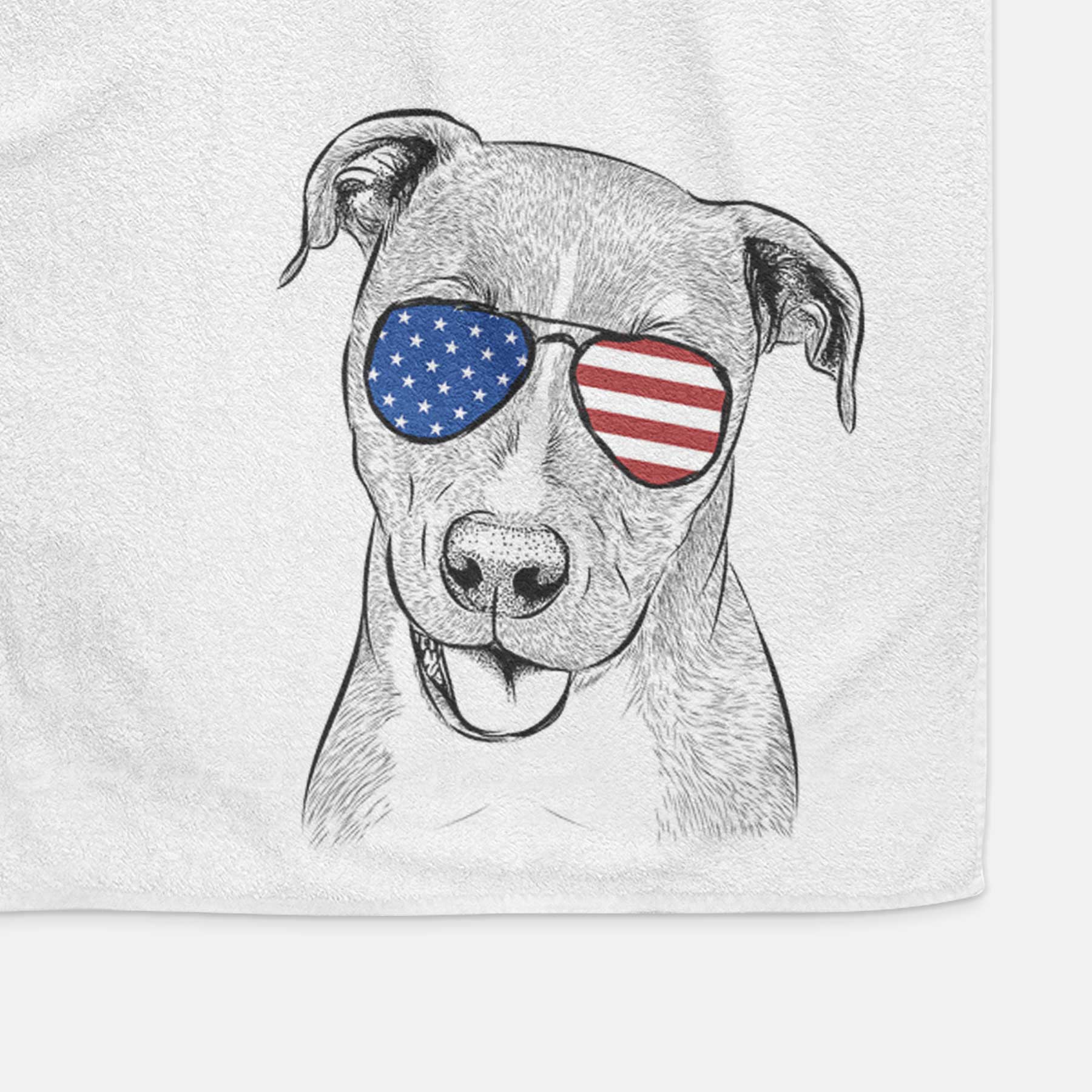 Claiborne the American Staffordshire Terrier Decorative Hand Towel