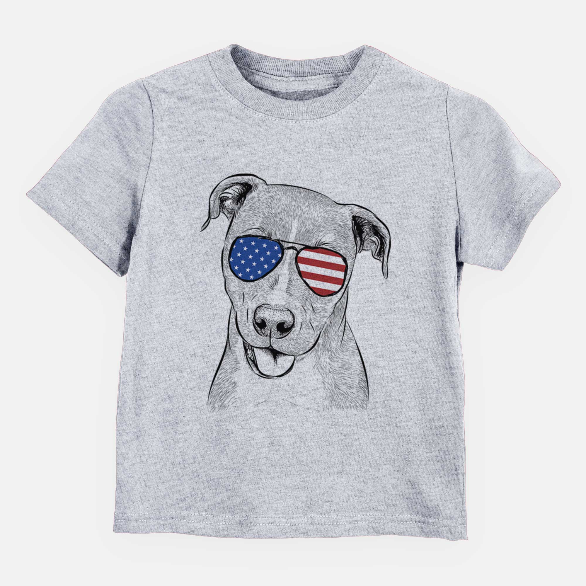 USA Claiborne the American Staffordshire Terrier - Kids/Youth/Toddler Shirt