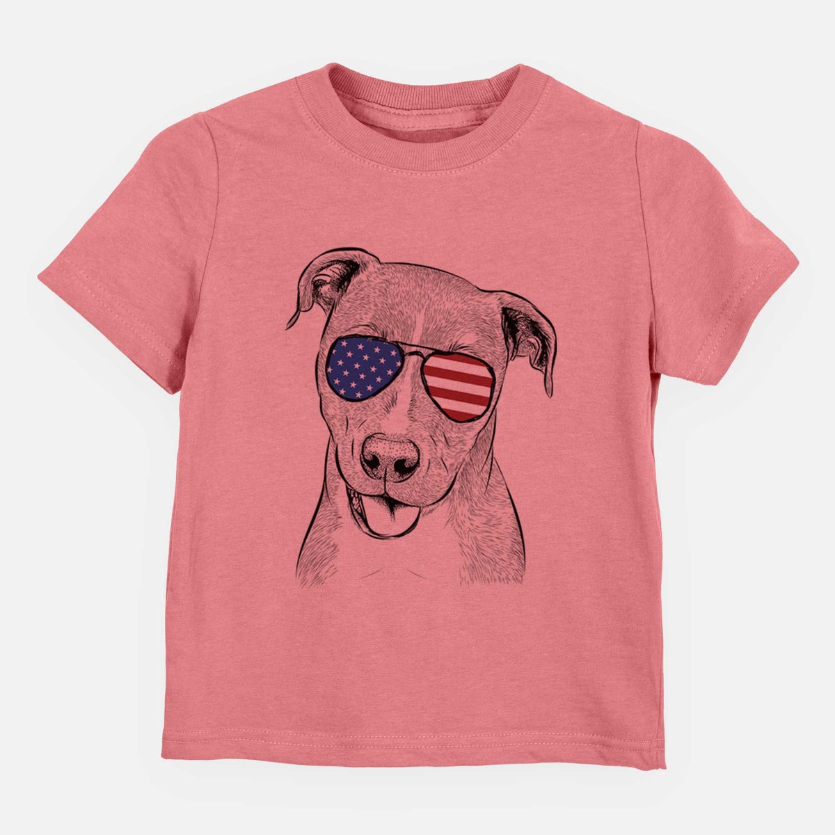 USA Claiborne the American Staffordshire Terrier - Kids/Youth/Toddler Shirt